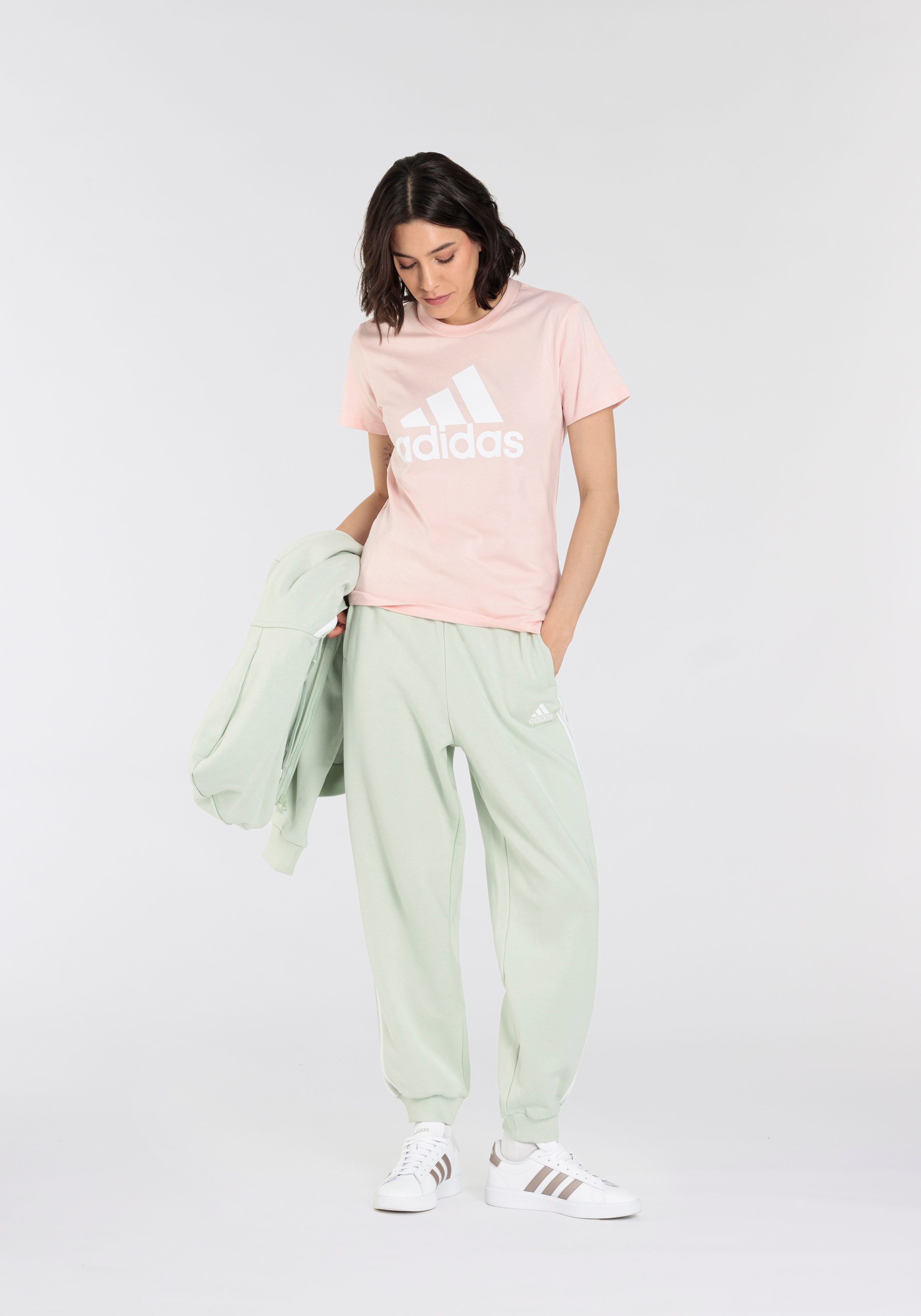 adidas Sportswear Sportbroek W 3S FT LS PT (1-delig)