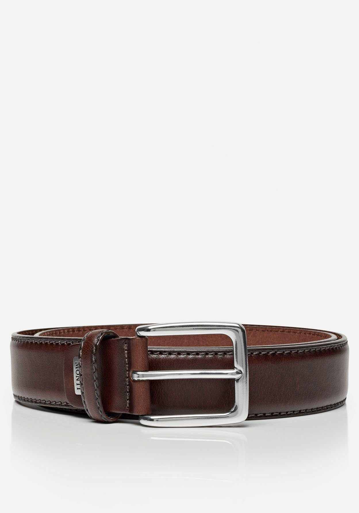 MONTI Leren riem Barcelona 3,5 cm breed, klassiek-business, inkortbaar