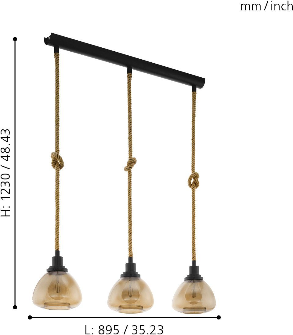 EGLO Hanglamp RAMPSIDE Hanglicht, hanglamp