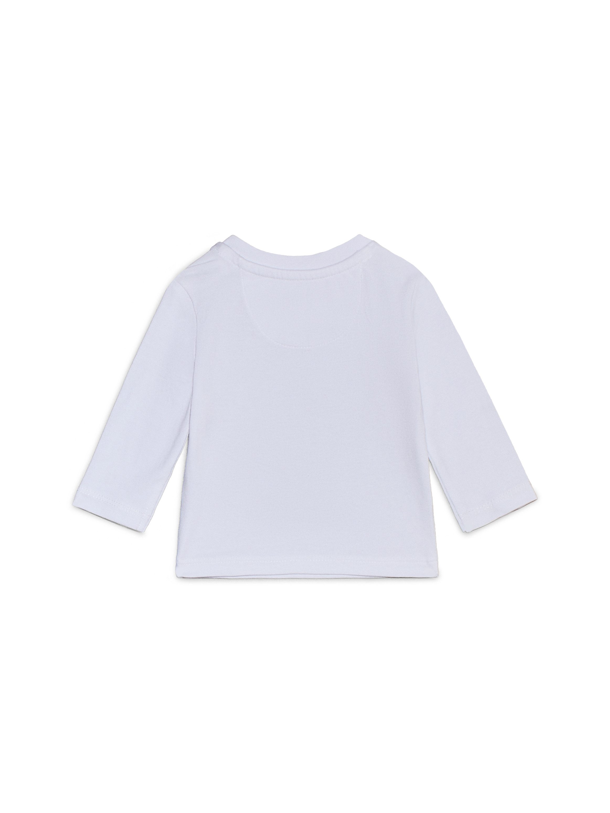 Calvin Klein Shirt met lange mouwen MONOGRAM LS T-SHIRT voor baby’s tot 2 jaar, met grote print