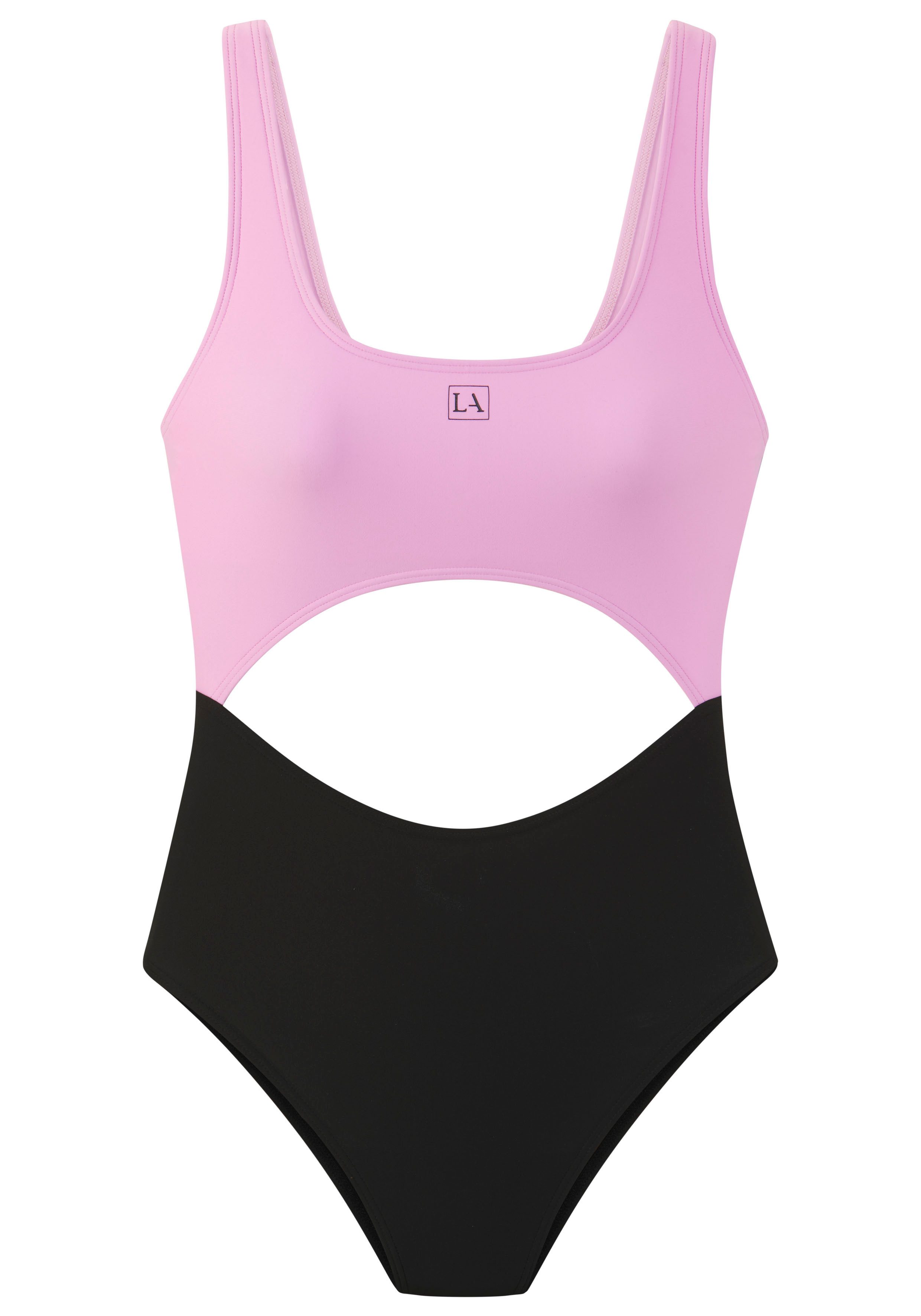 active by Lascana Badpak met modieuze cut out