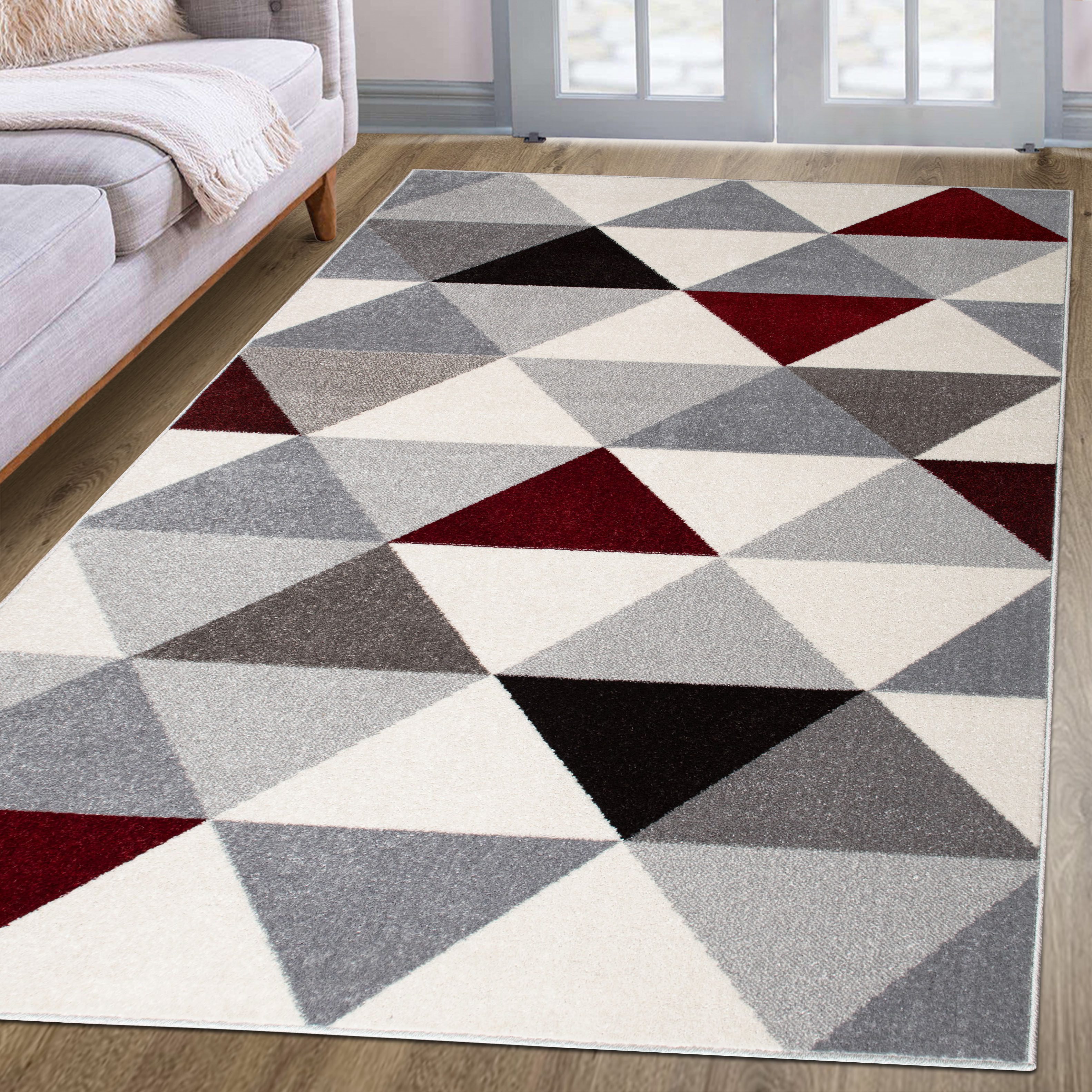 my home Vloerkleed Berlad Geo met bijzonder zachte pool, kortpolig, modern geometrisch ontwerp