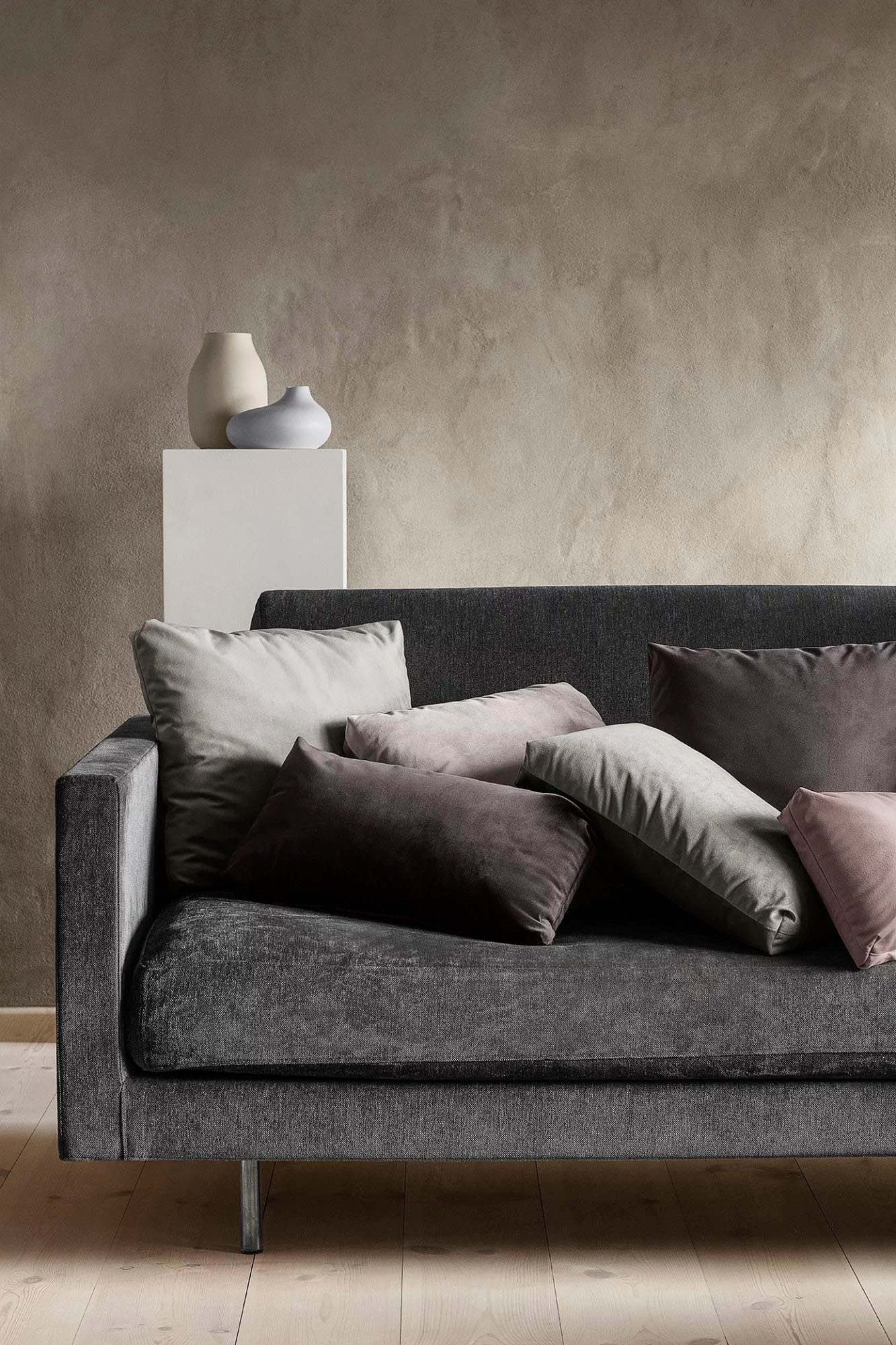 BLOMUS Siervaas NONA, van porselein, ongeglazuurd Vaas in 3 verschillende en bijzondere vormen (set, 3 stuks)