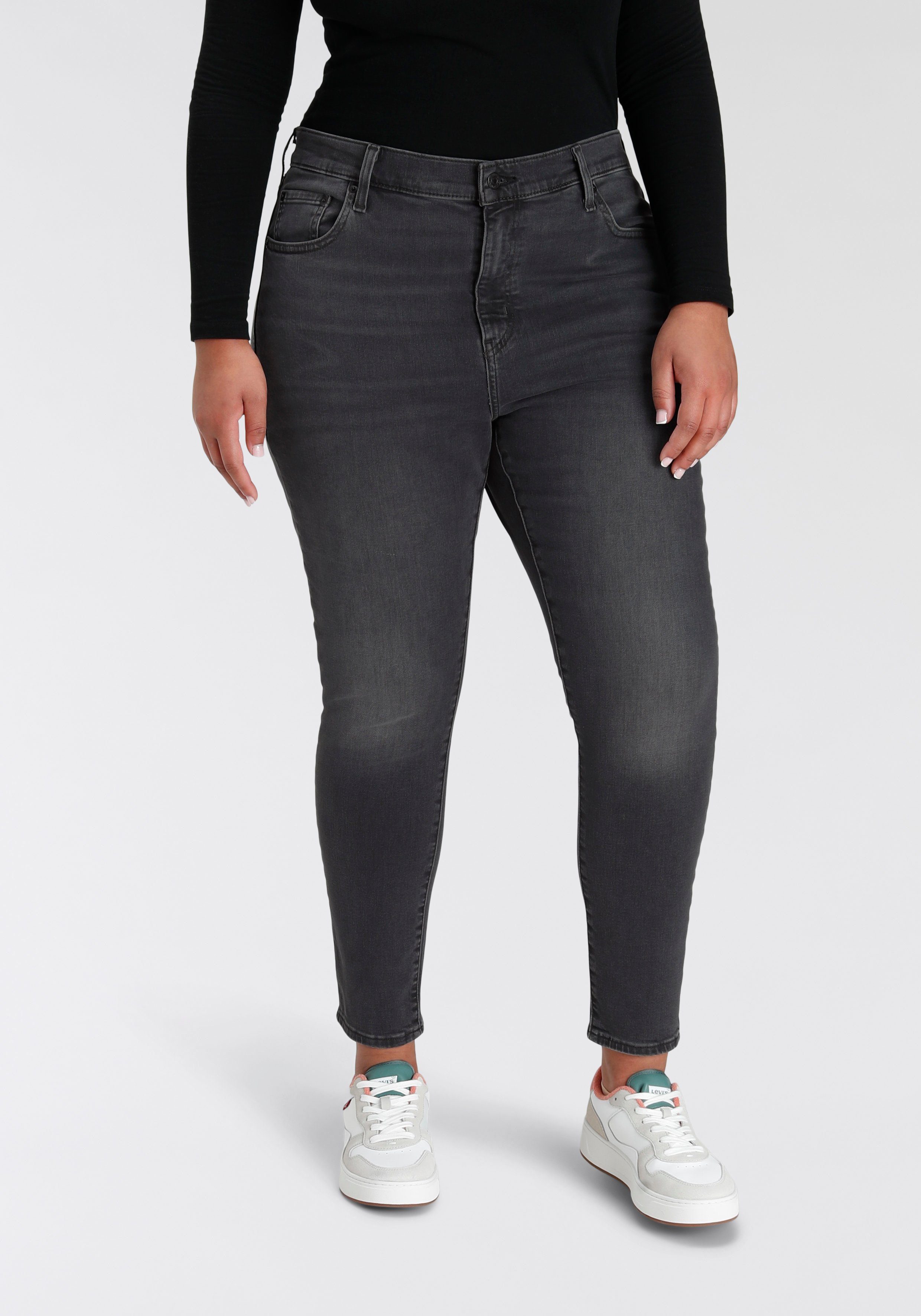 Levi's Plus Skinny fit jeans 721 PL HI RISE SKINNY zeer nauwsluitende snit