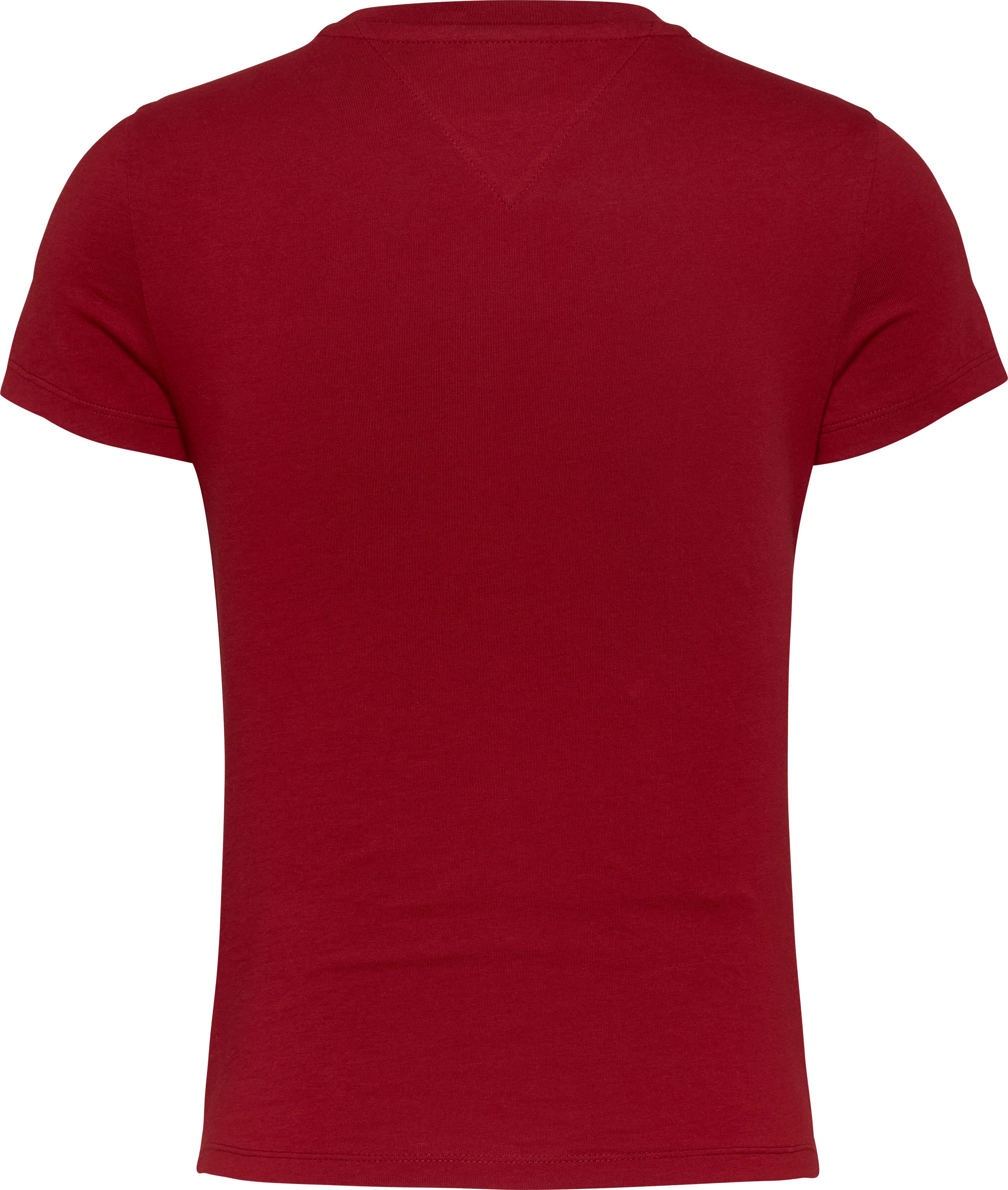 TOMMY JEANS T-shirt TJW SLIM LINEAR TEE met een logo-opschrift