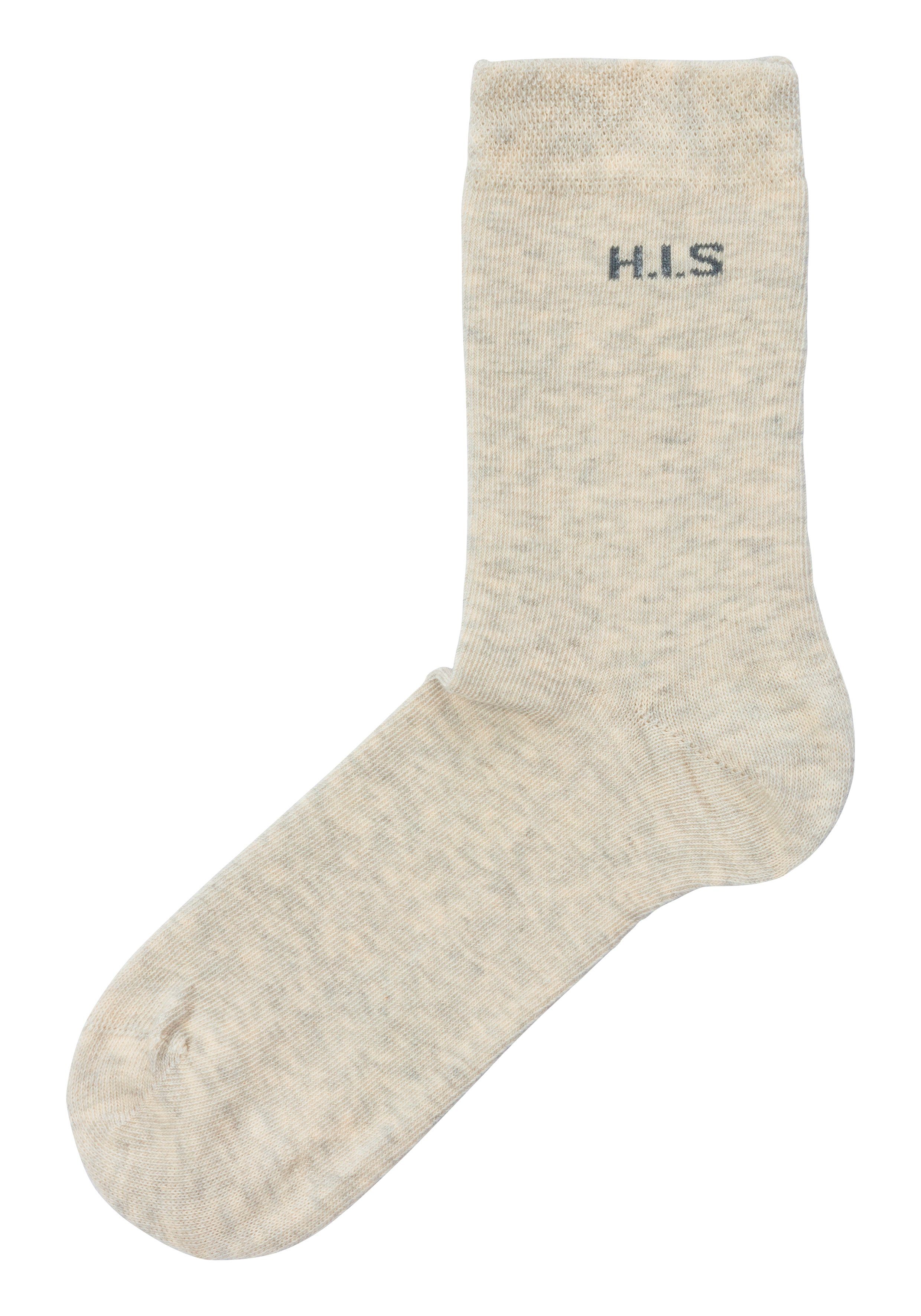 H.I.S Sokken zonder snijdende boord (set, 4 paar)