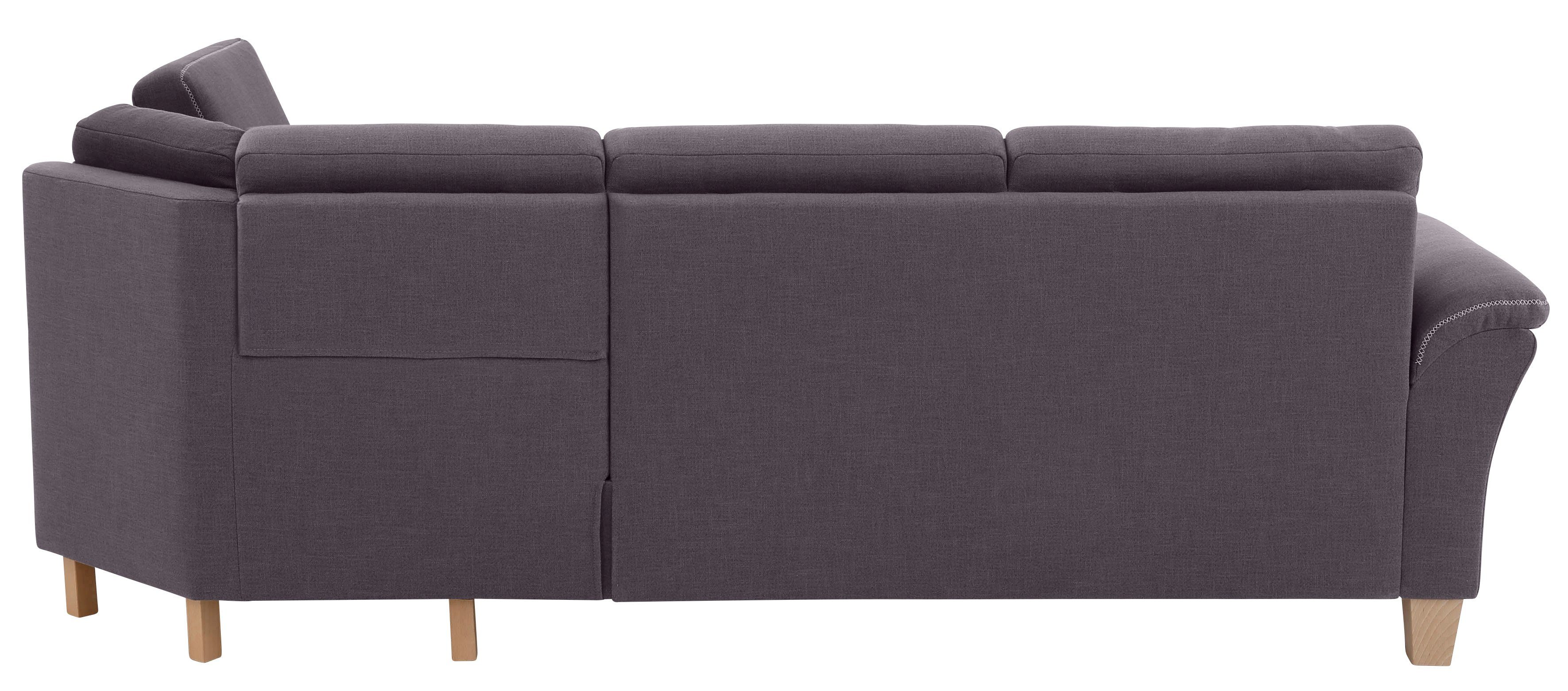 Home affaire Hoekbank Soleo L-model comfortabel door trapezehoek met relaxfunctie, ook met slaapfunctie