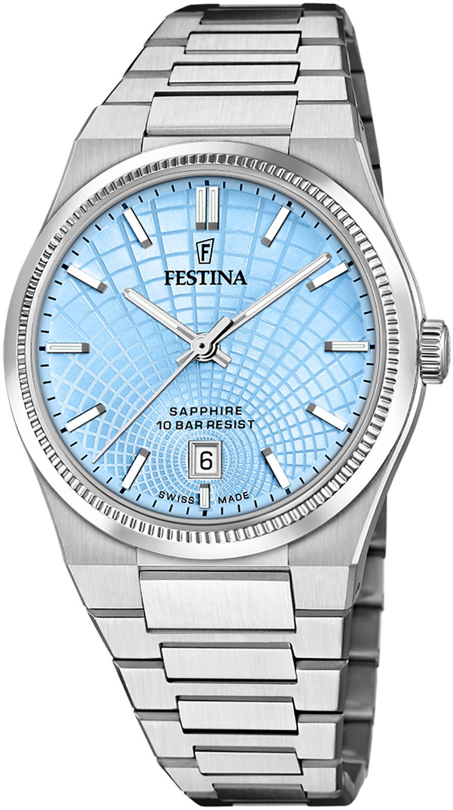 Festina Kwartshorloge Rive Collection Horloge, dameshorloge, herenhorloge, Swiss Made, stalen band, analoog