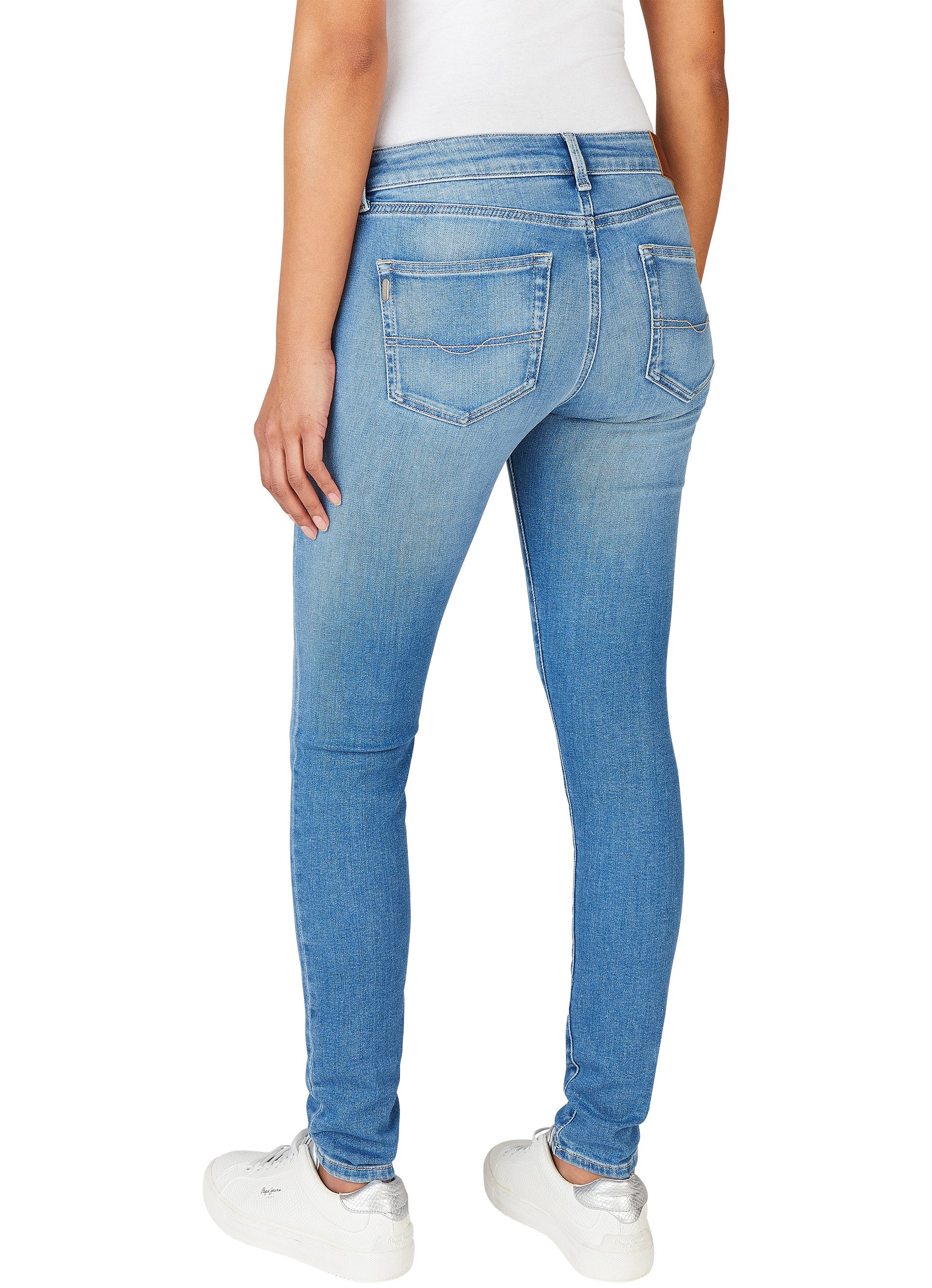 Pepe Jeans Skinny fit jeans SKINNY JEANS LW in verschillende wassingen