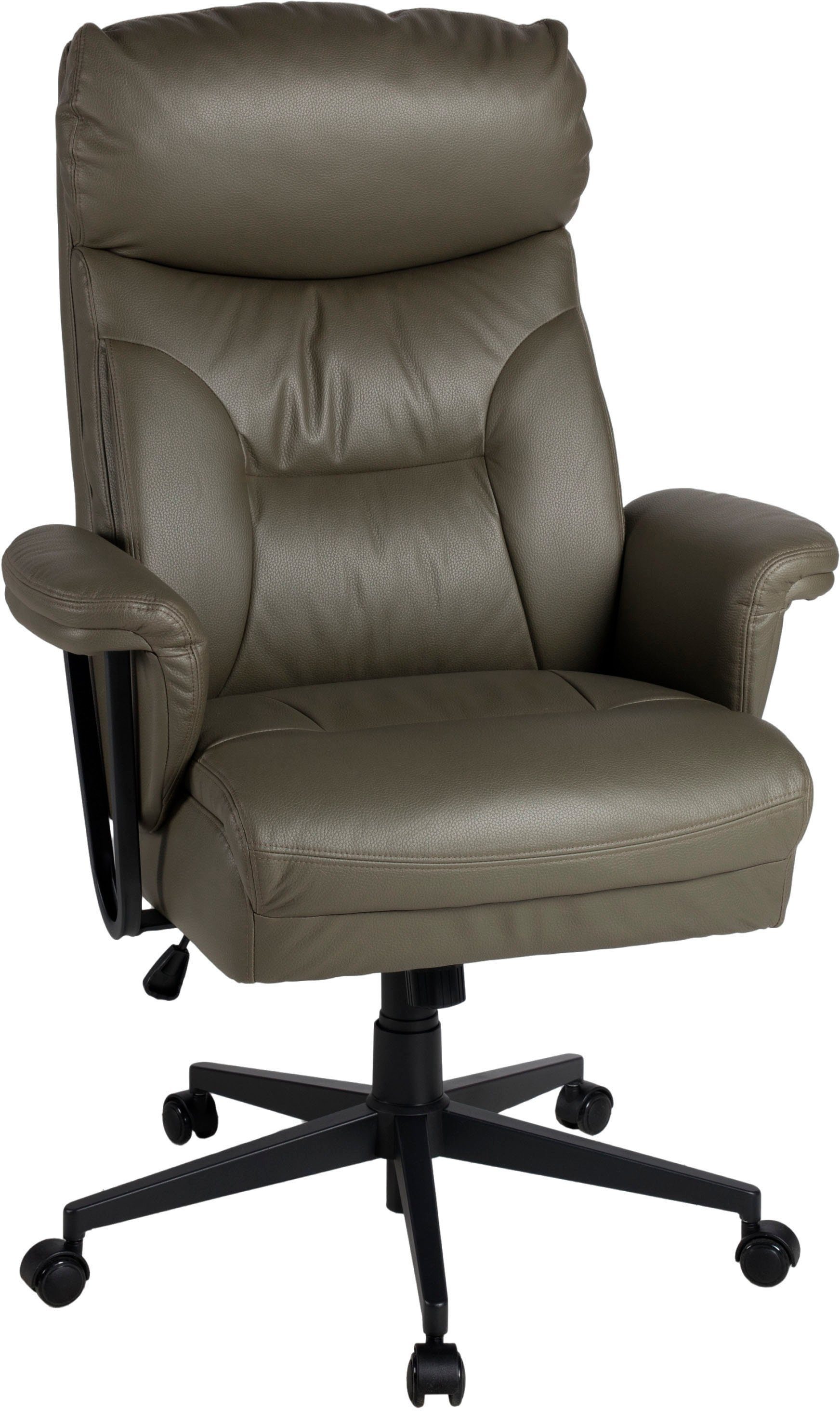 Duo Collection Bureaustoel Tiago XXL Belastbaar tot 150 kg, pocketveren kern in de zitting bureaustoelen groen