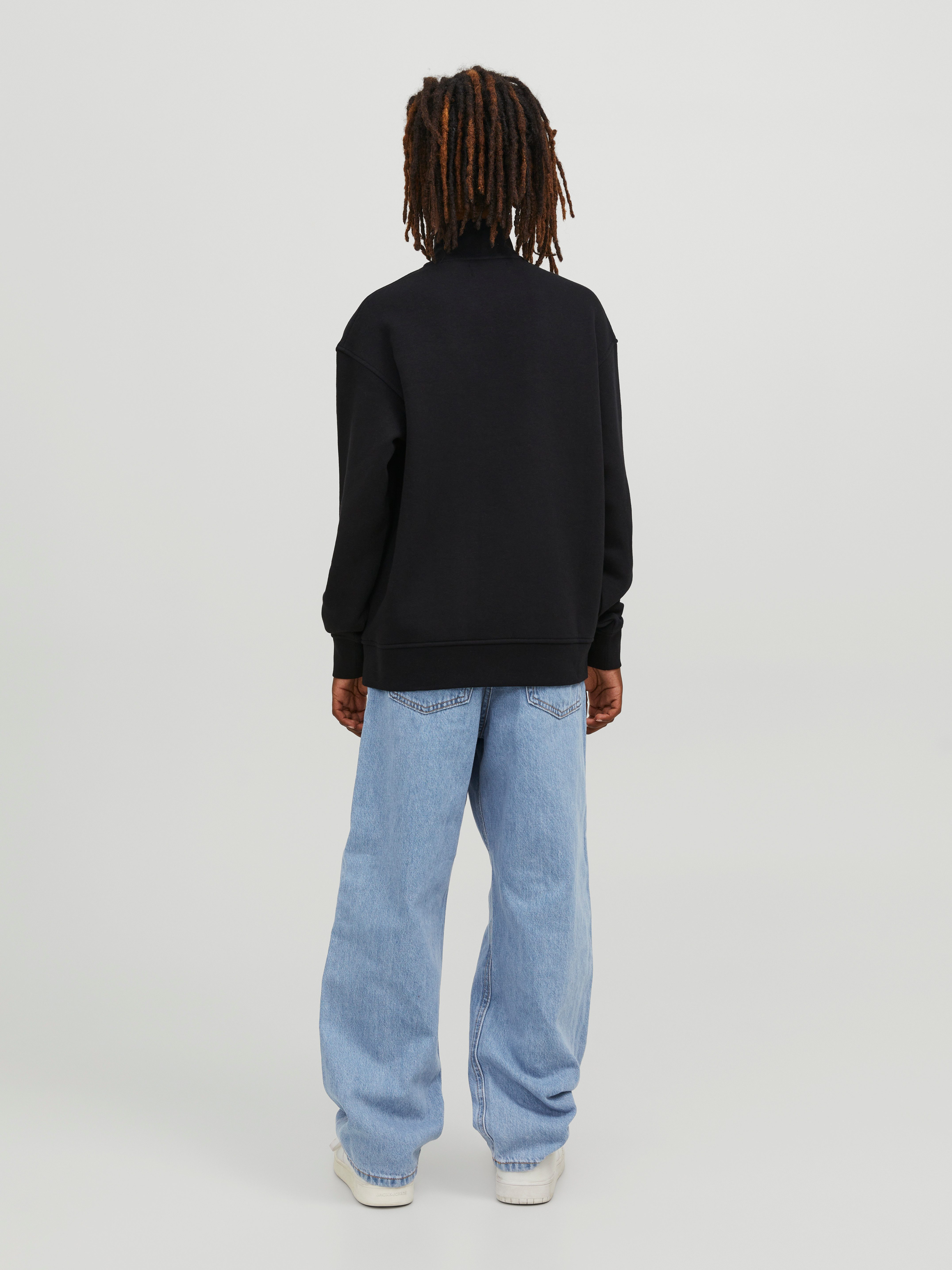 Jack & Jones Junior Relax fit jeans JJIALEX met Baggy Fit en hoge taille