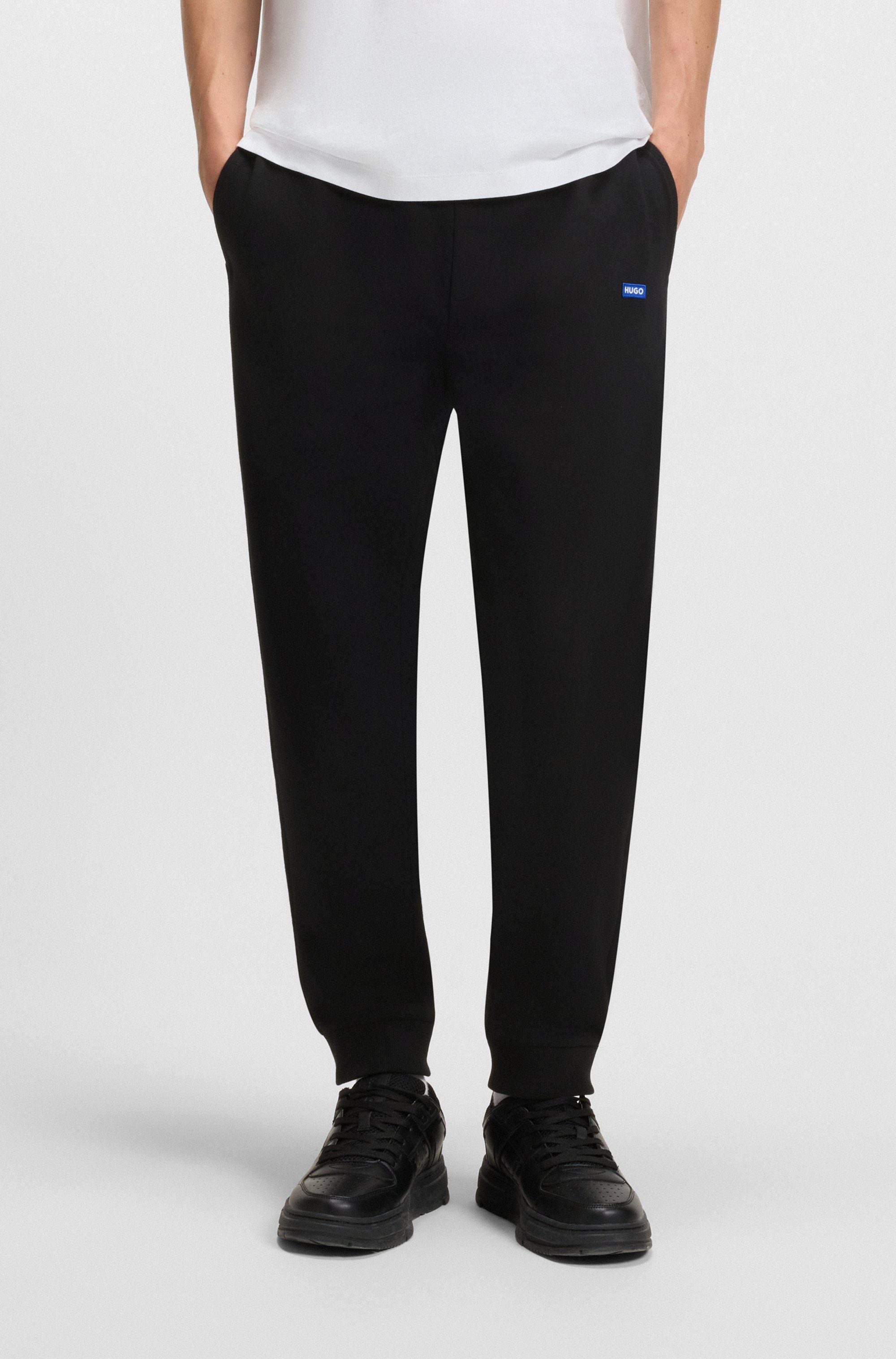 HUGO Blue Joggingbroek Napin met kleine logopatch