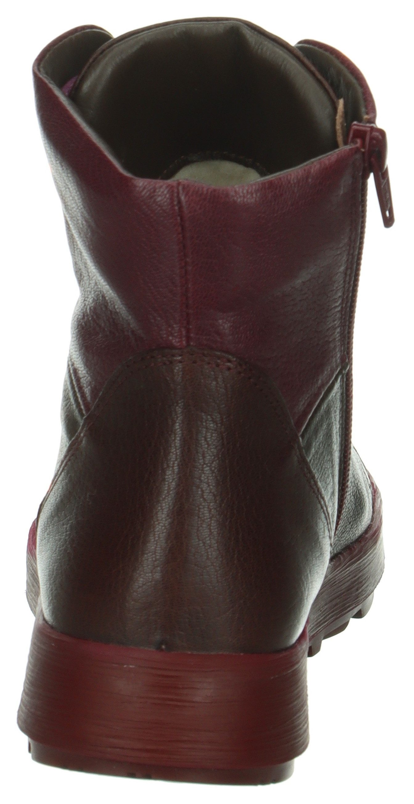 Think! Hoge veterschoenen COMODA Veterschoenen, winterlaarzen, comfortabele schoen met schapenwol