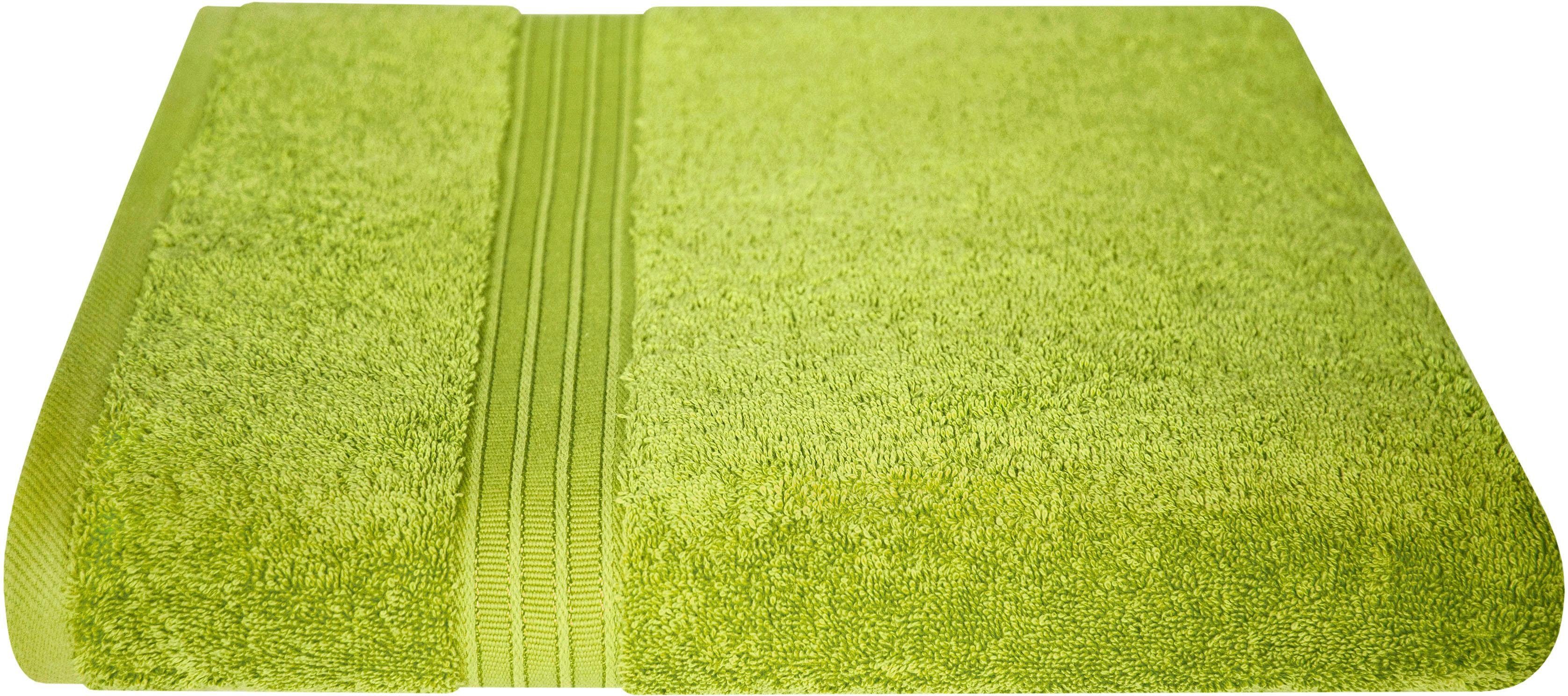 Dyckhoff Badlaken Siena in mooie effen kleuren (1 stuk) handdoeken groen
