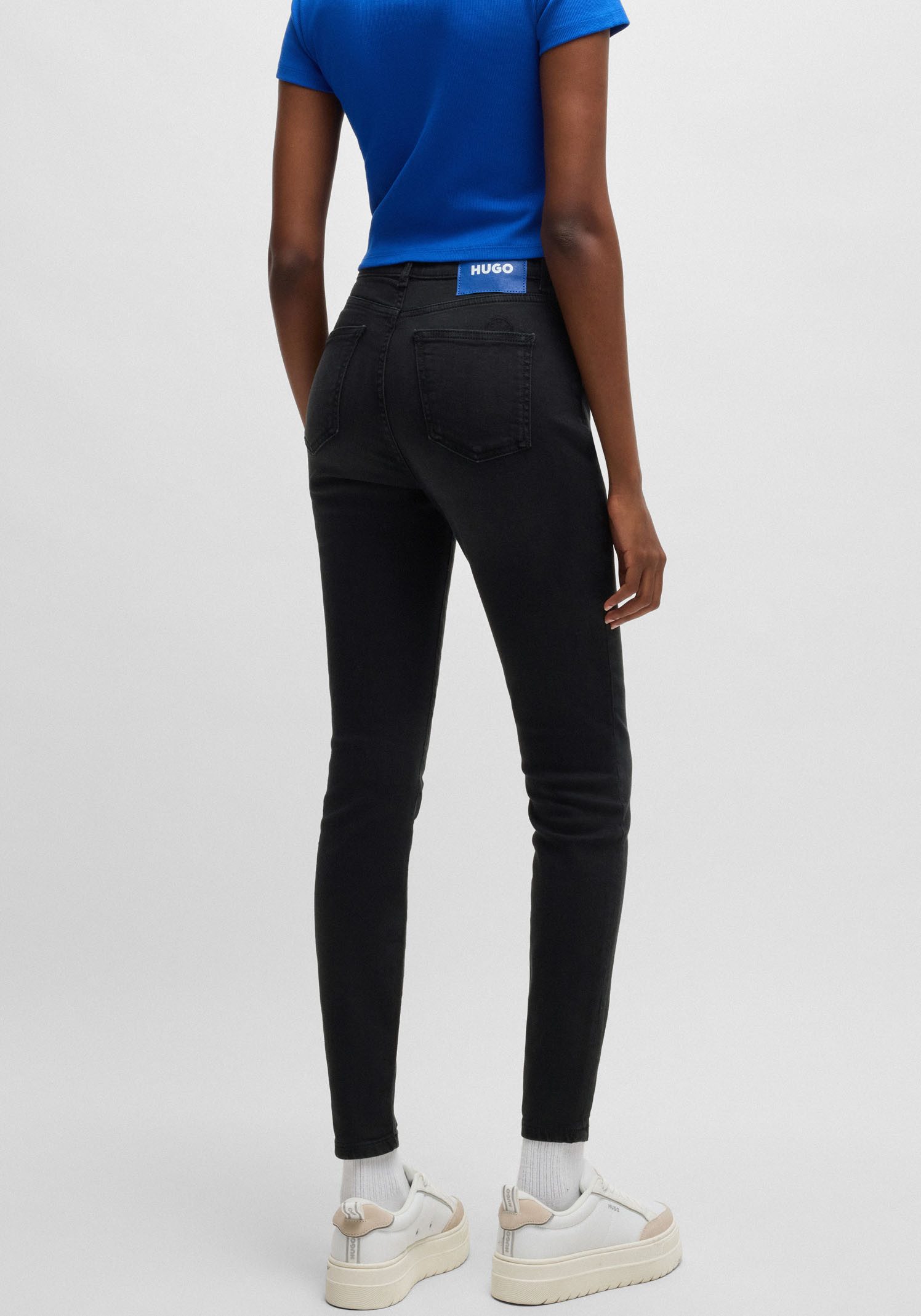 HUGO Blue Skinny fit jeans Malu Skinny fit met gemiddelde taillehoogte