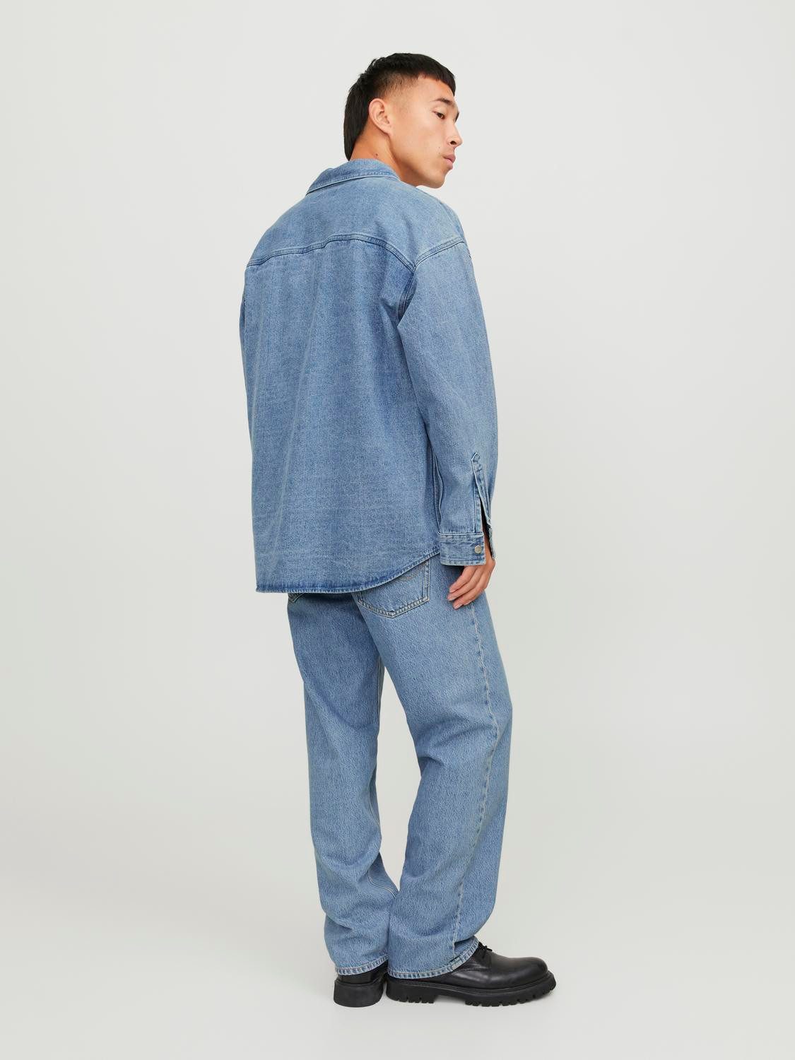 Jack & Jones Overhemd met lange mouwen JORSANTORINI DENIM OVERSHIRT LS SN