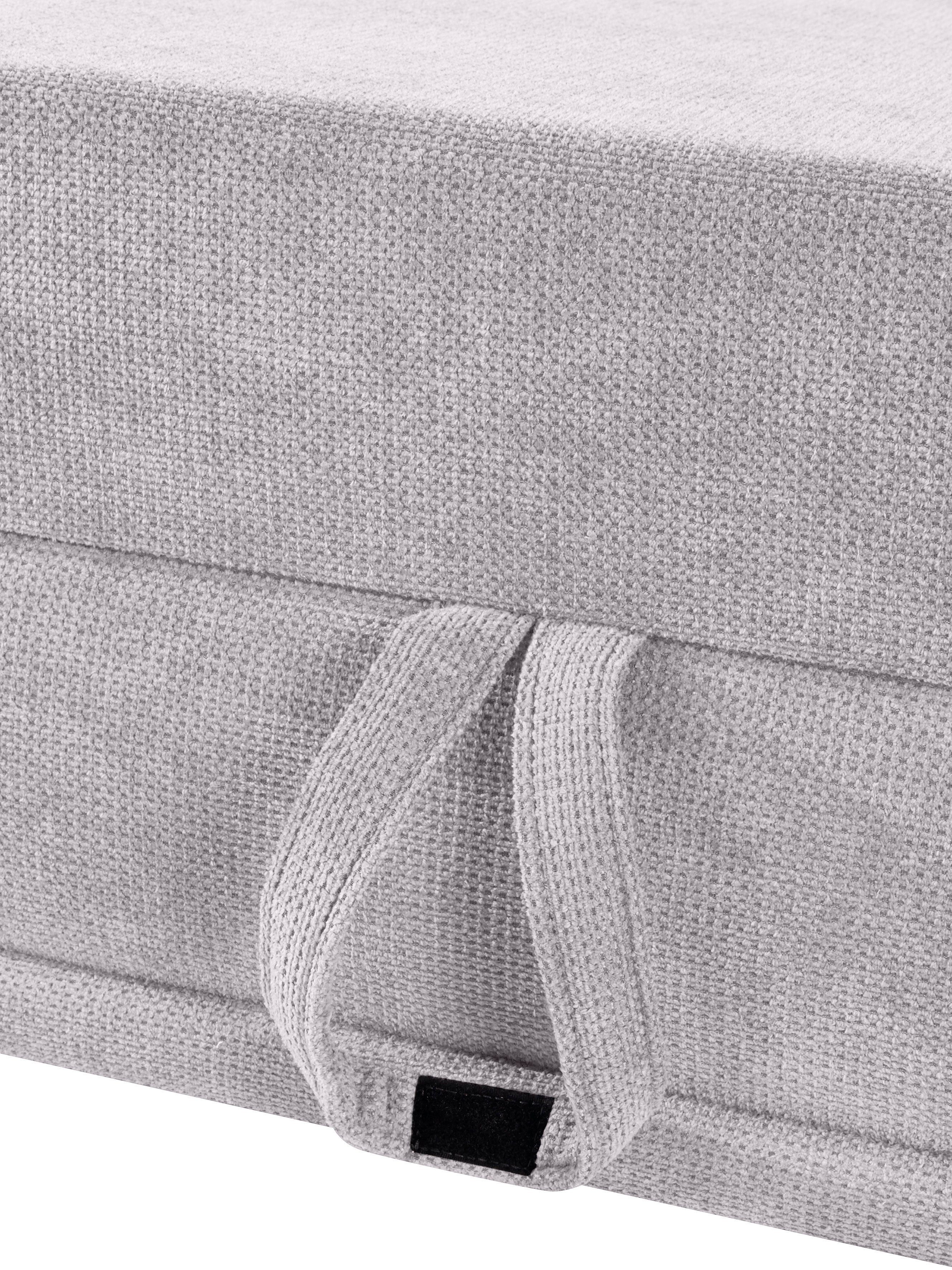 Places of Style Hoekbank Costello L-vorm, met zitdiepteverstelling, armleuningverstelling en
