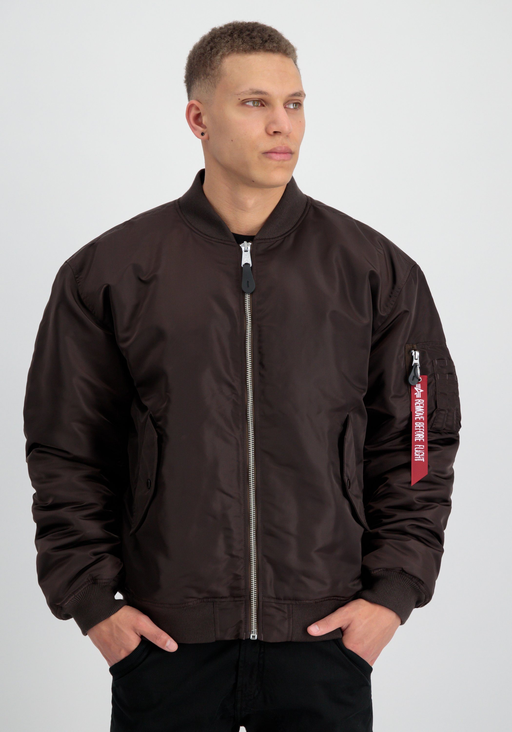 Alpha Industries Bomberjack Alpha Industries Mannen - Bomberjacks MA-1 Core Zomer heren jassen maat XL bruin