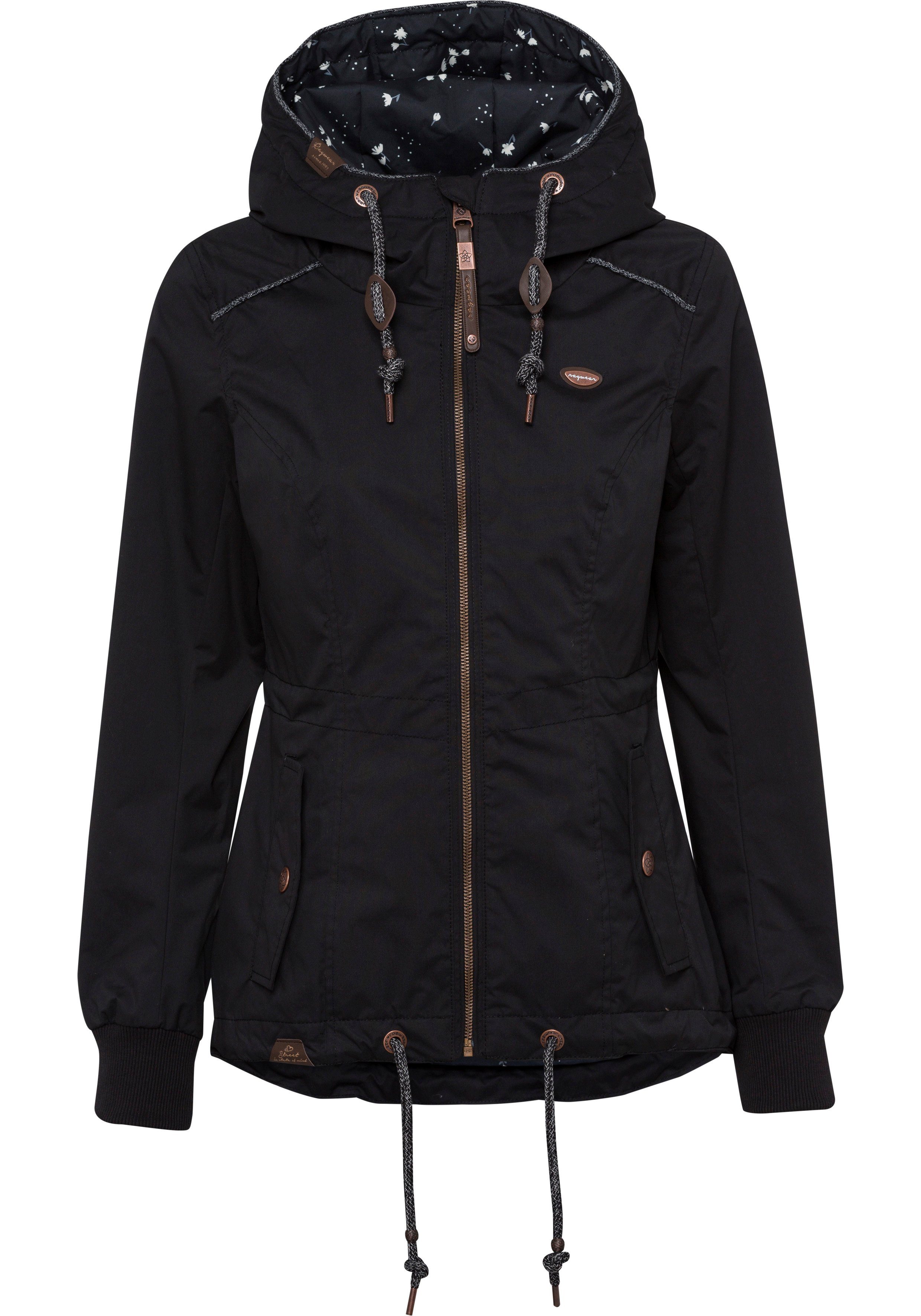 Ragwear Outdoorjack DANKA Urban Streetwear- Overgangs-stijl met capuchon