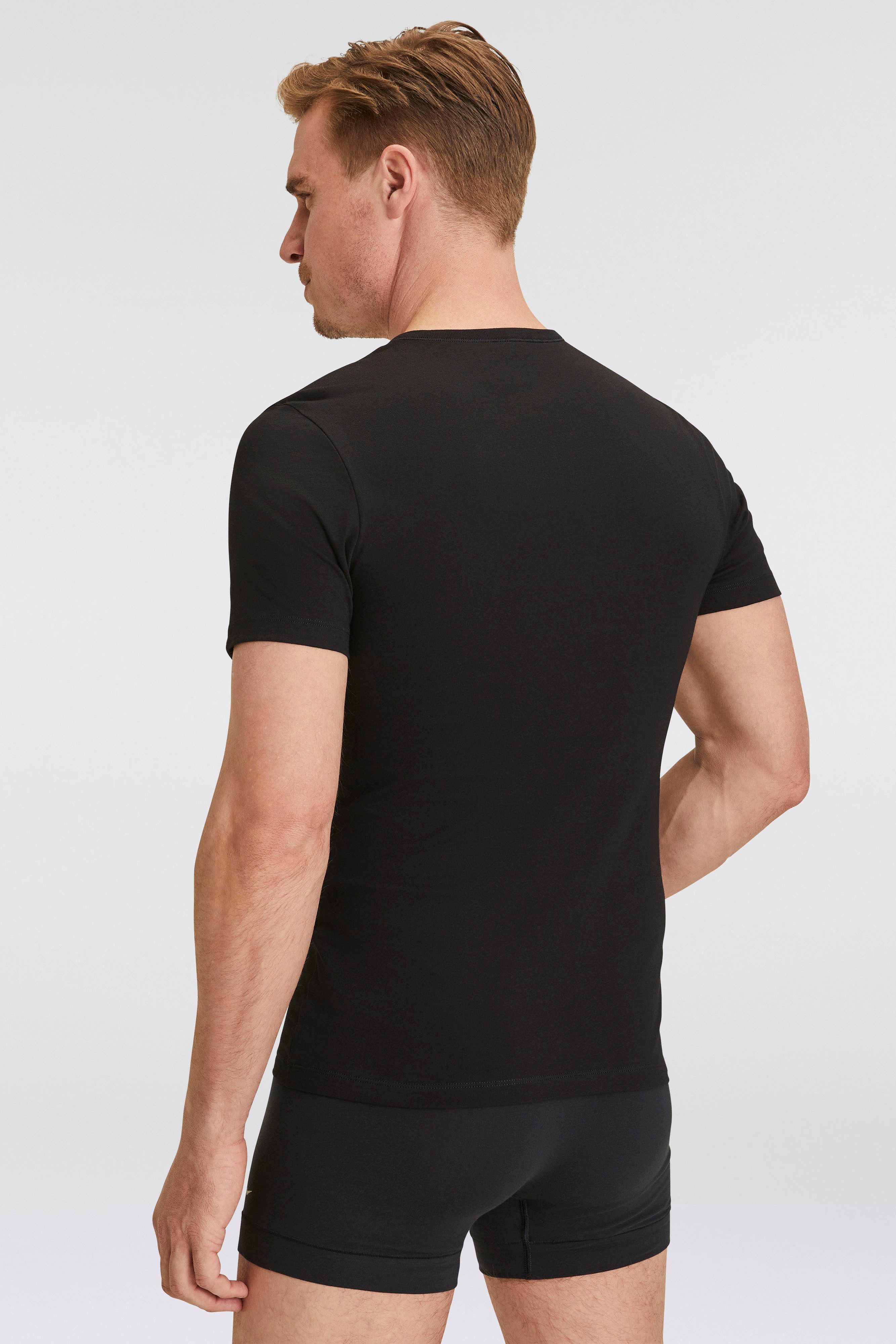 BOSS Shirt met V-hals T-shirt VN 3P Co (set)