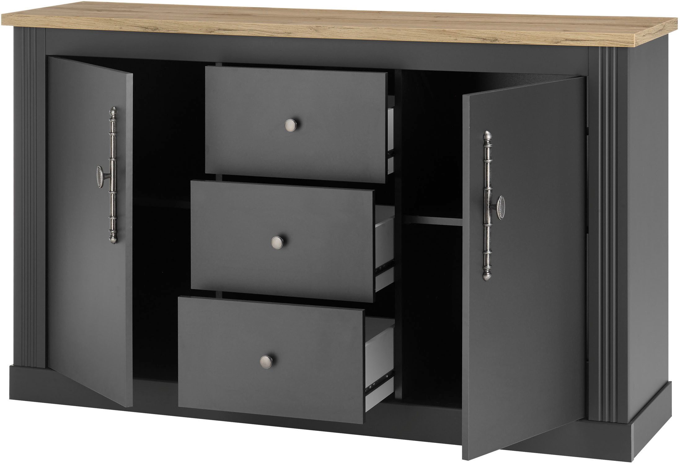 Home affaire Kantoormeubelset Westminster in romantische rustieke stijl, exclusief by otto