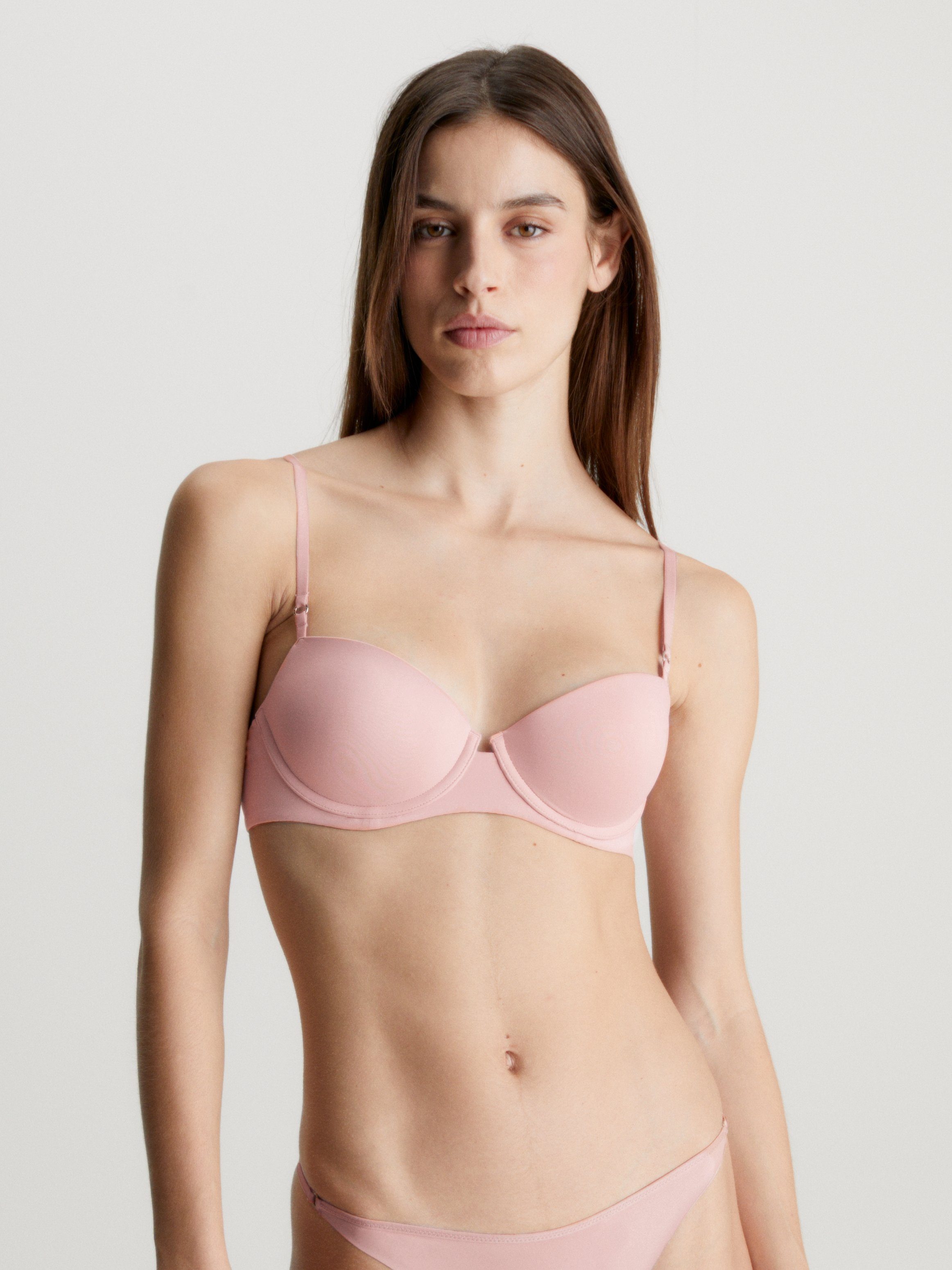 Calvin Klein Balconette-bh LIFT BALCONETTE met verstelbare schouderbanden dames beugel bh's maat 75 C roze