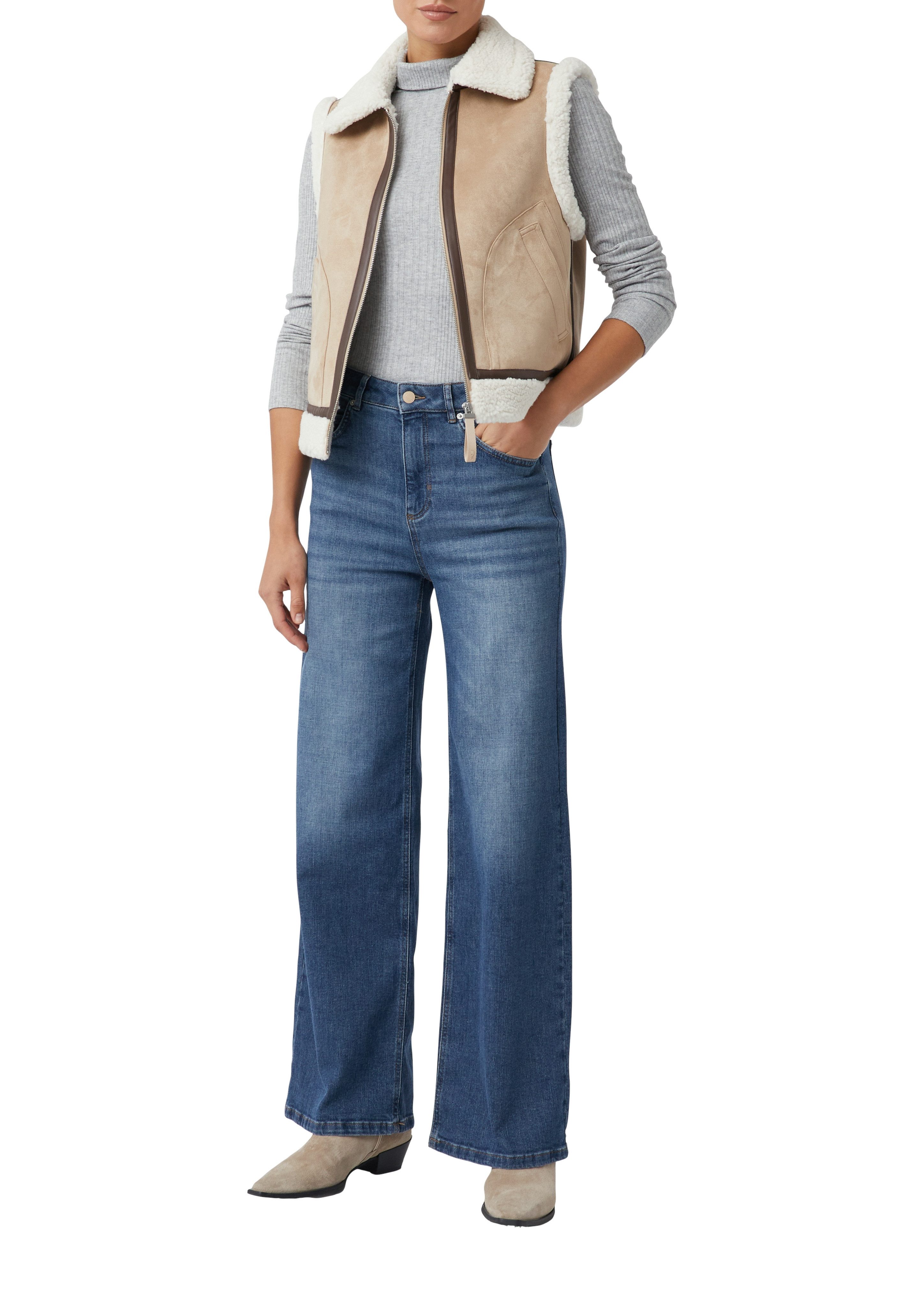 comma casual identity Loose fit jeans Zorgt voor een moderne silhouet
