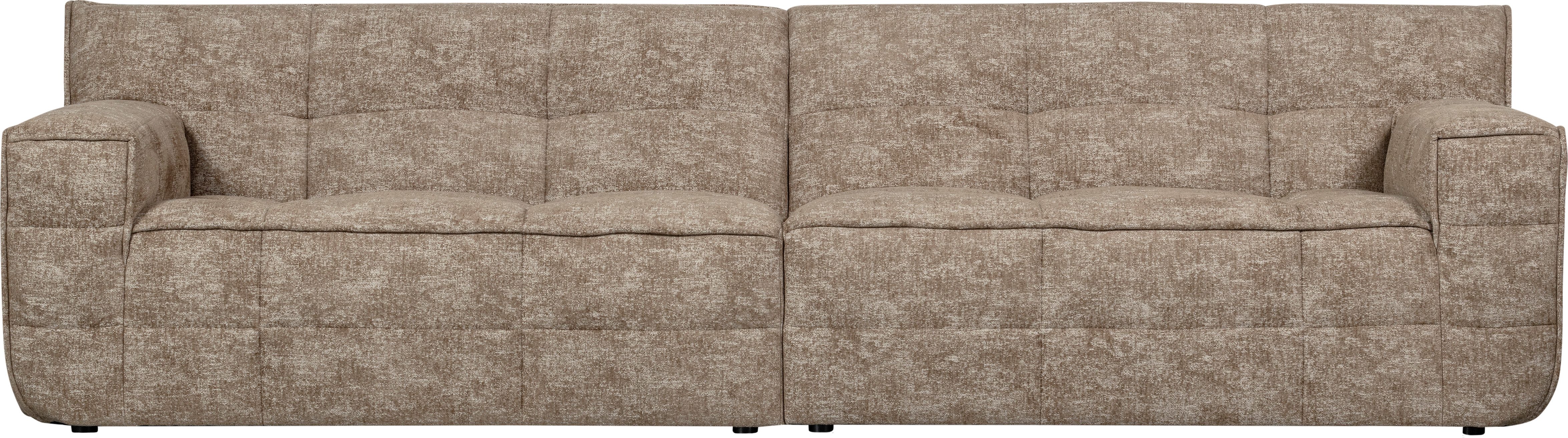 WOOOD 4-Zits Bank Timor Polyester Naturel Melange 81x297x92