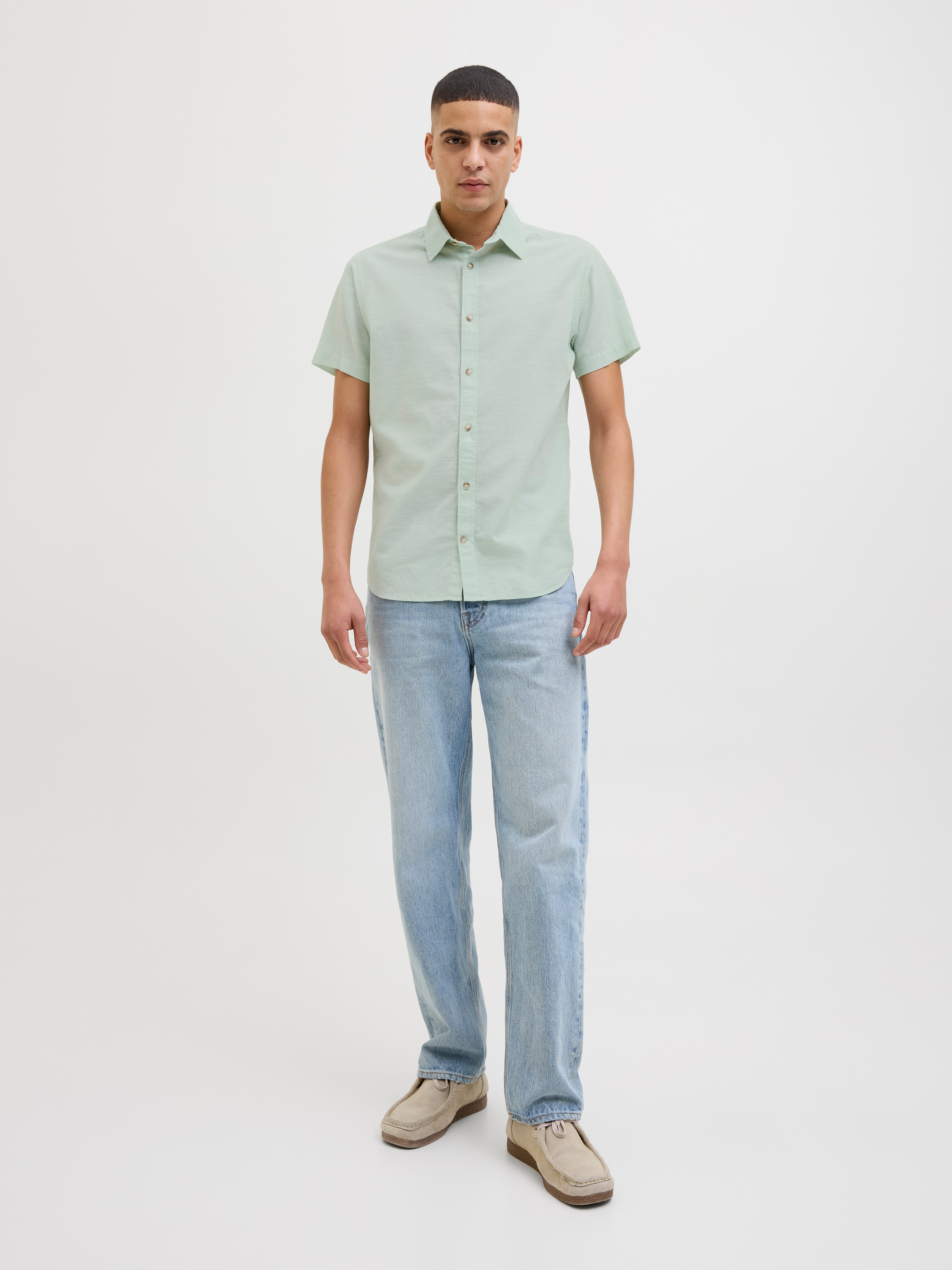 Jack & Jones Overhemd met korte mouwen JJESUMMER SHIRT SS SN