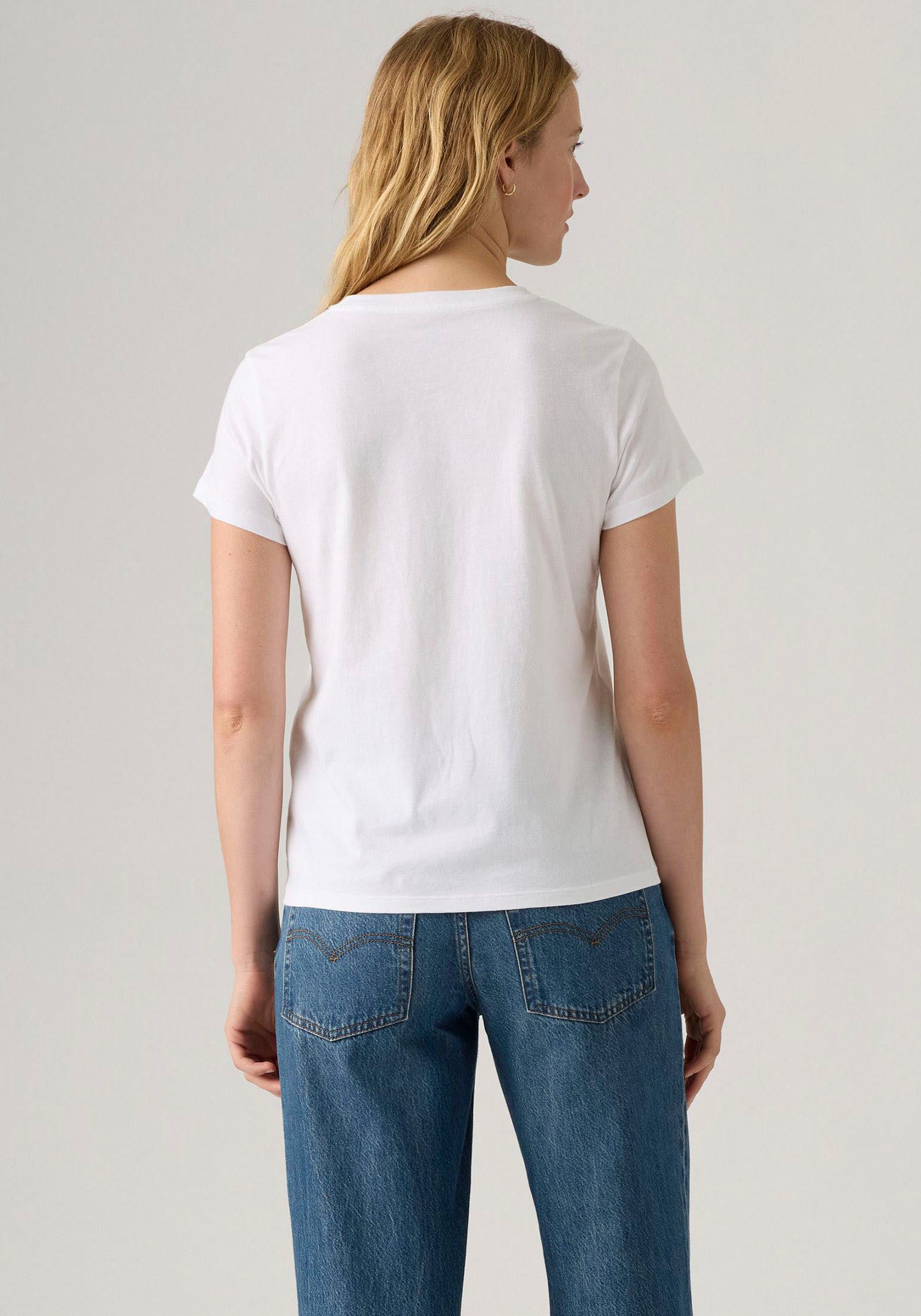 Levi's® T-shirt The Perfect Tee met batwing-logoprint