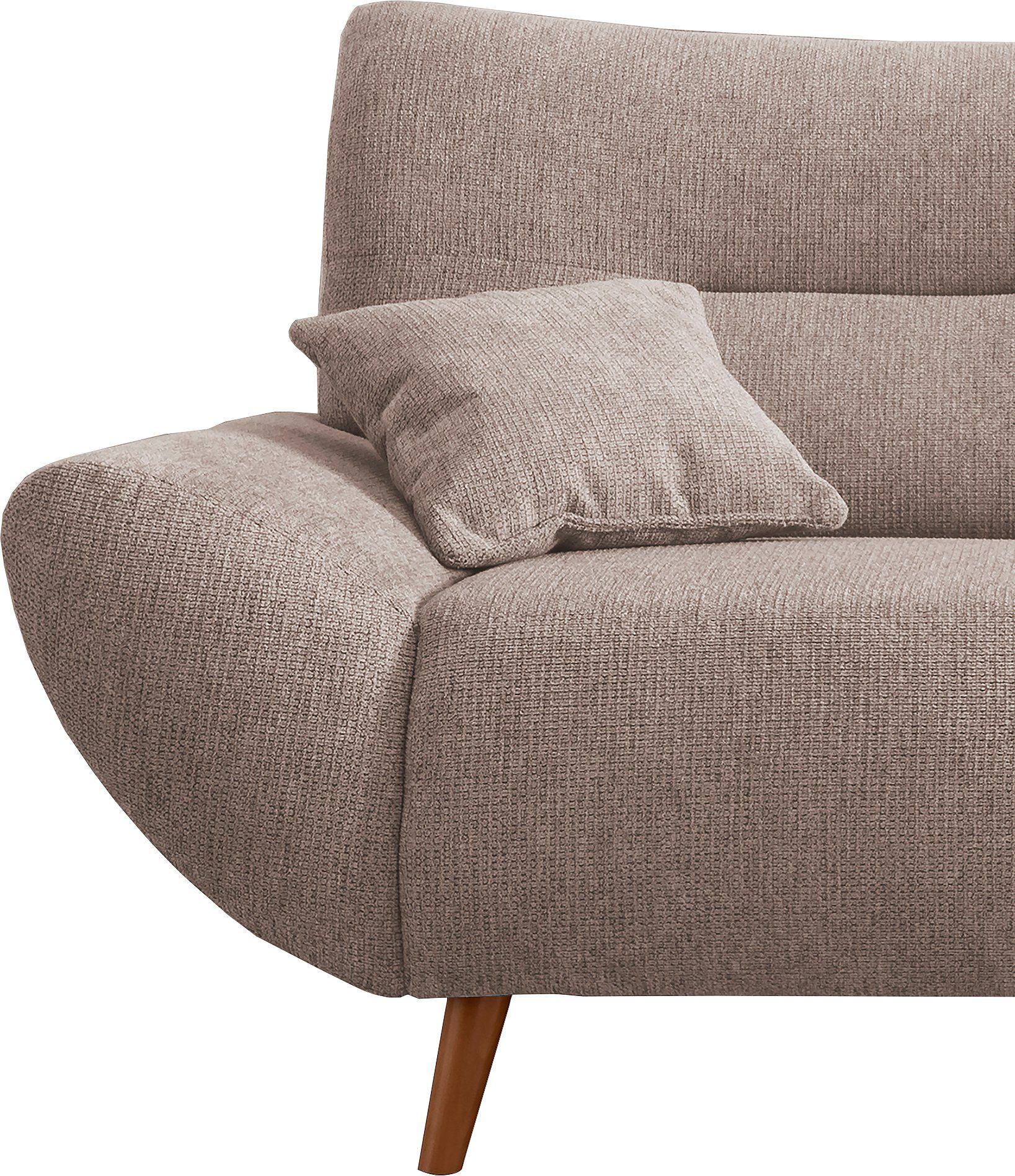 INOSIGN 2-zitsbank Drago elegant en tijdloos, comfortabel, houten voet