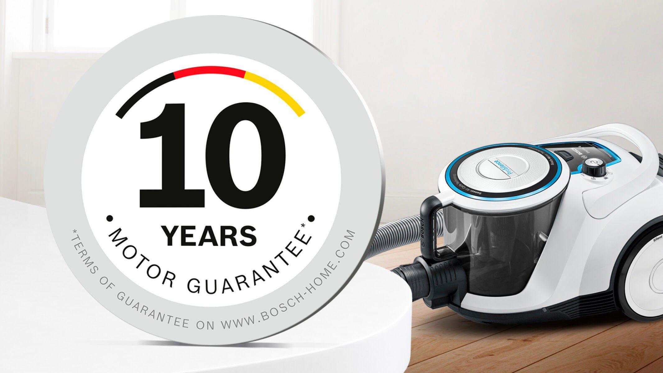 BOSCH Stofzuiger Serie 6 ProSilence BGC41LSIL, hygiënefilter, 10 jaar motorgarantie