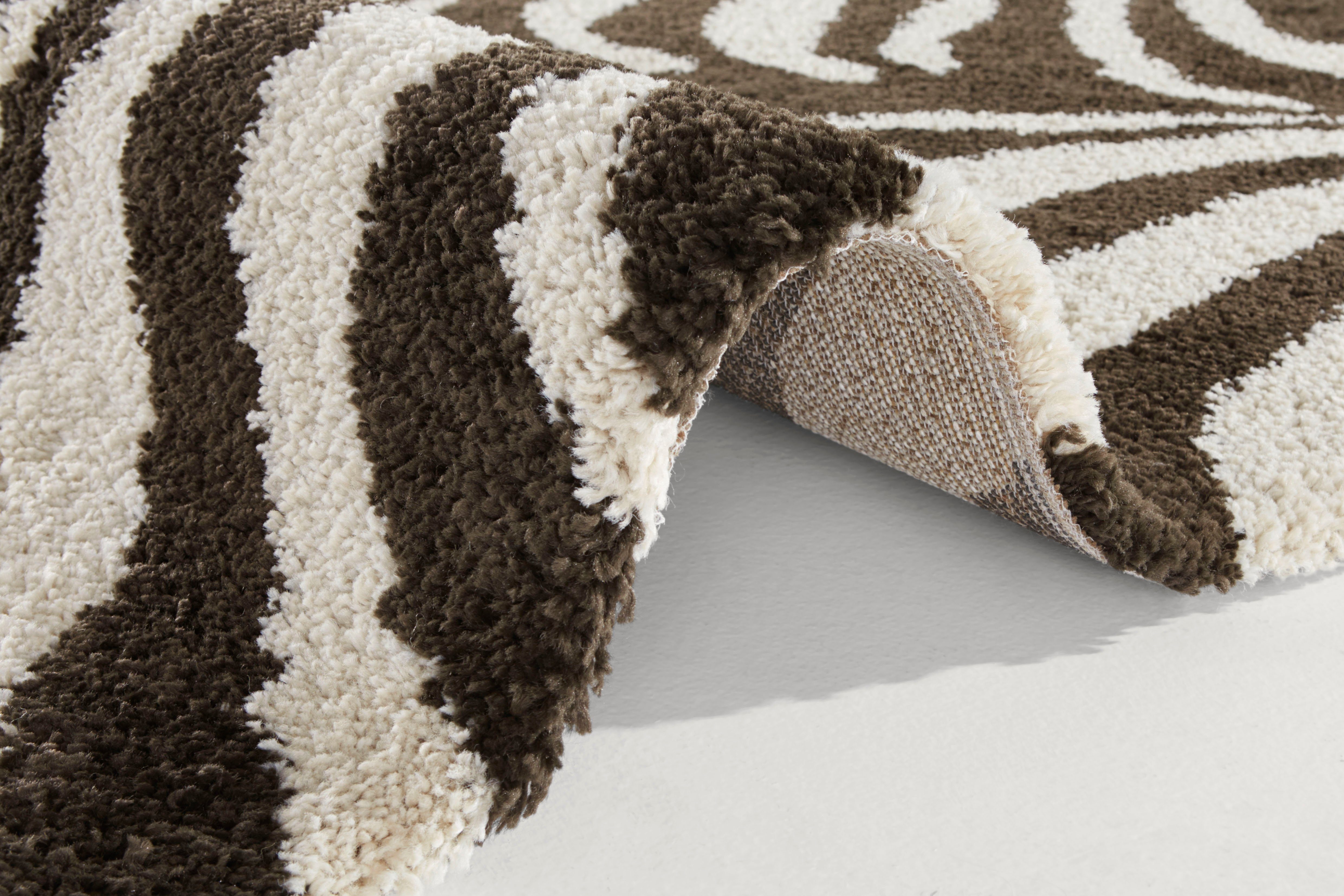 HANSE Home Hoogpolig vloerkleed Desert Zebra design, bijzonder zacht door microvezel, robuust, gemakkelijk in onderhoud