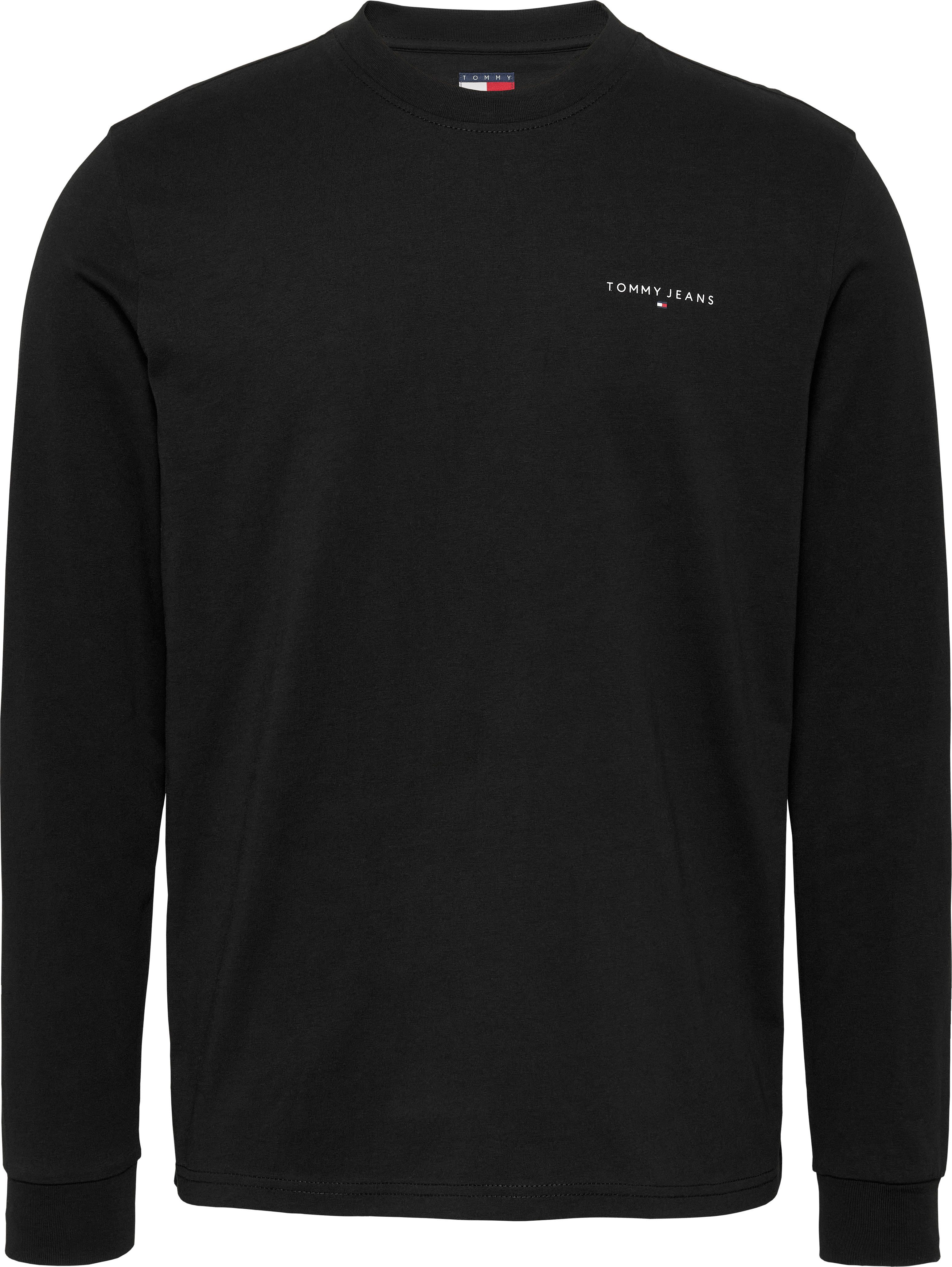 TOMMY JEANS Shirt met lange mouwen TJM SLIM LINEAR CHEST LS TEE EXT