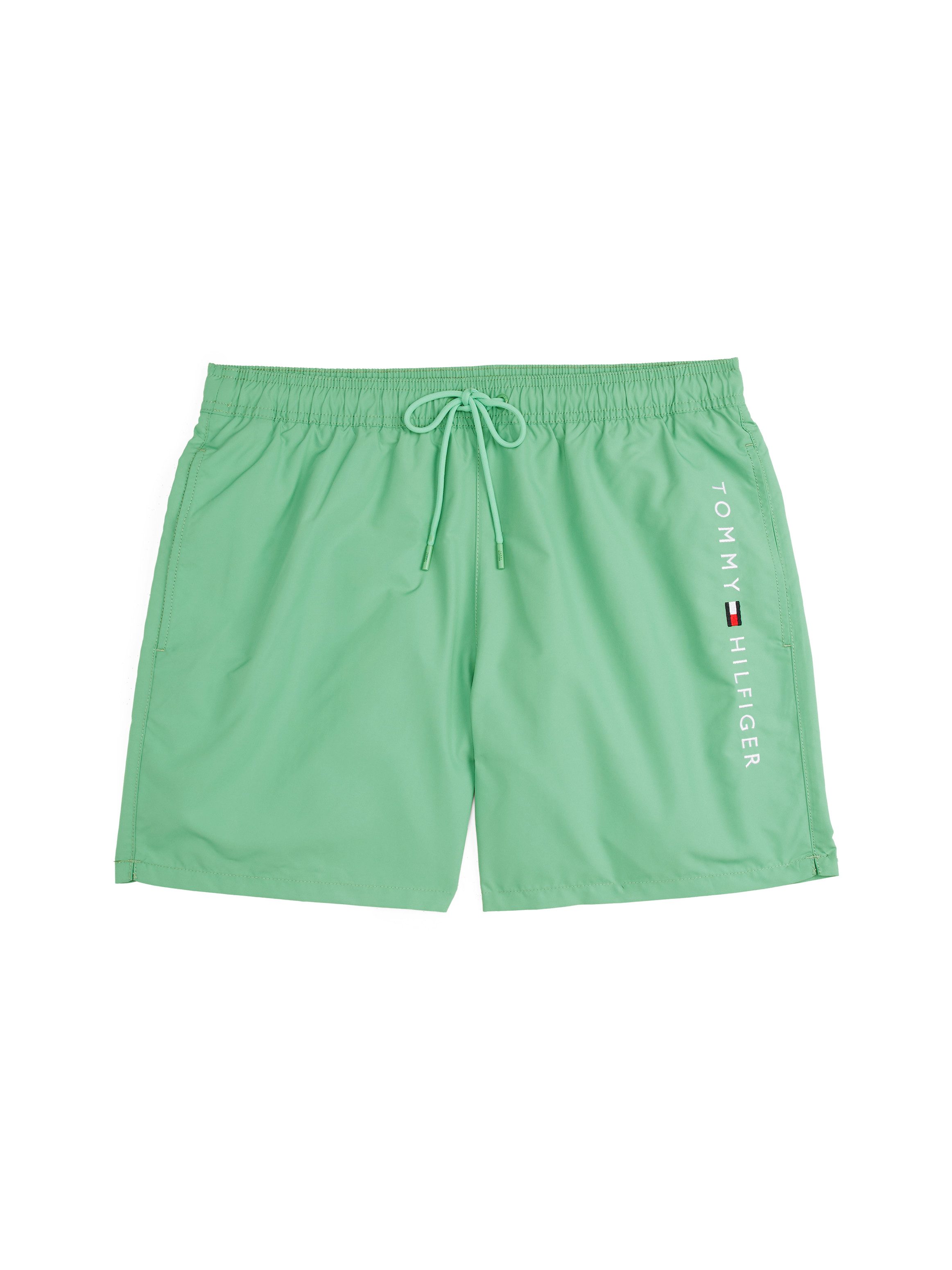Tommy Hilfiger Swimwear Zwemshort MEDIUM DRAWSTRING met logoborduring op de heup