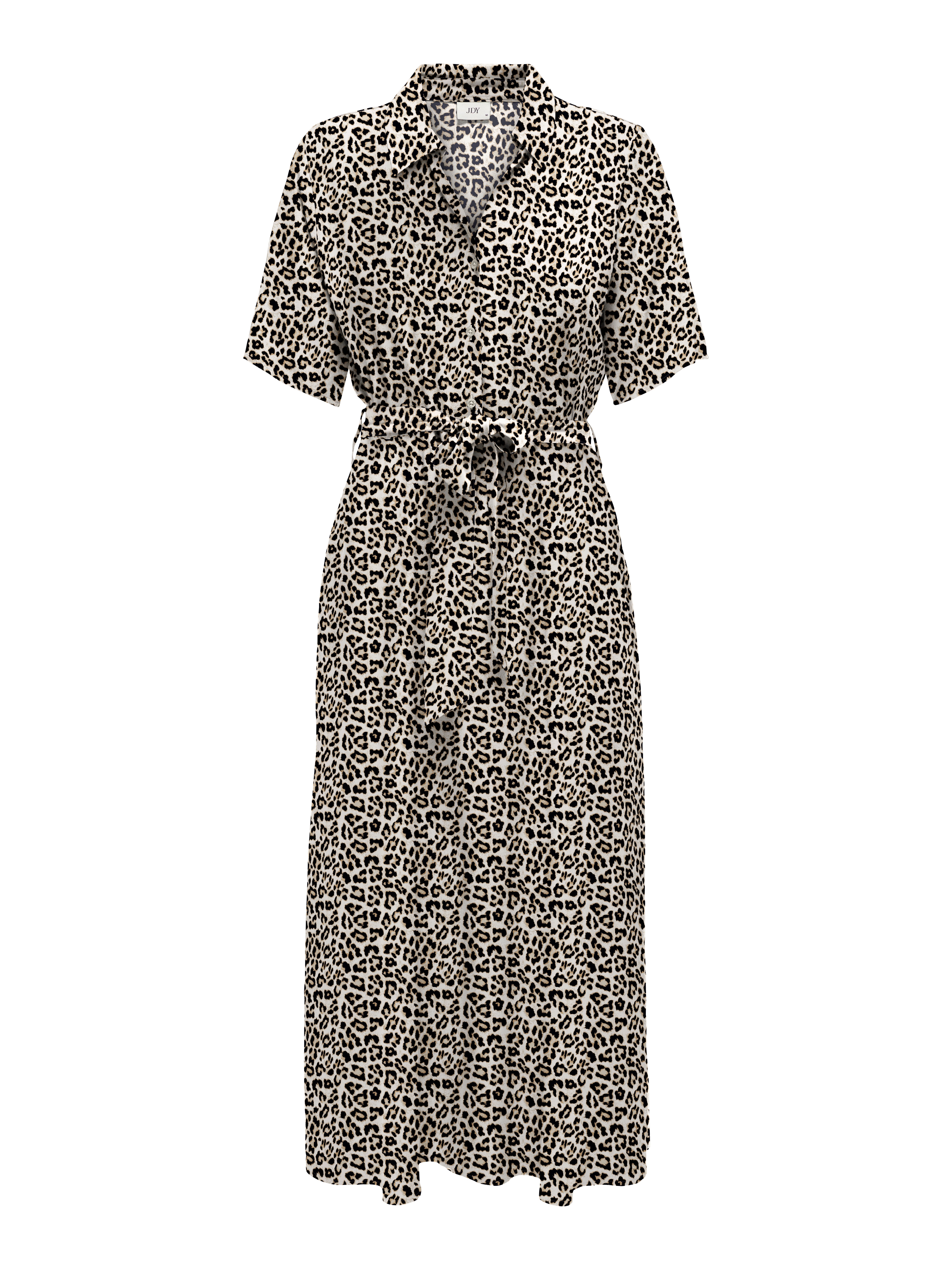 JDY Jurk met overhemdkraag JDYSTARSEZEN LIFE 2/4 MIDIDRESS WVN NOOS