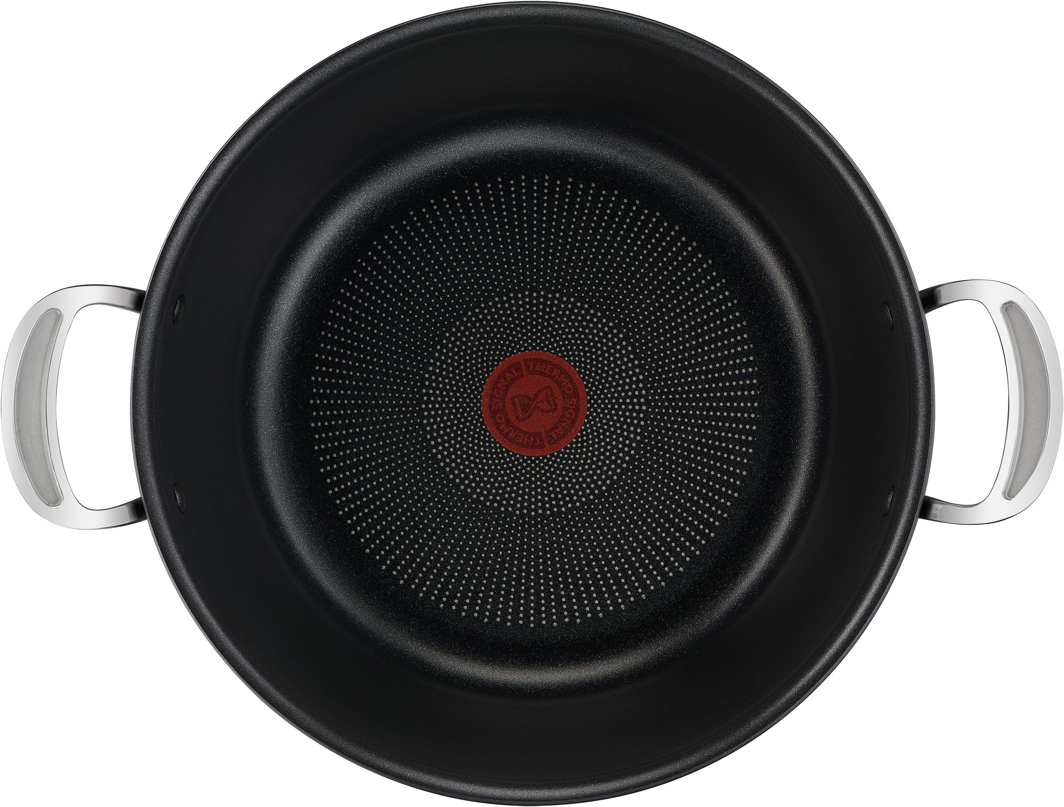 Tefal Kookpan Jamie Oliver batch-kookset inductie 30 cm Antiaanbakverzegeling, thermo-signaal, receptenboek, H91254