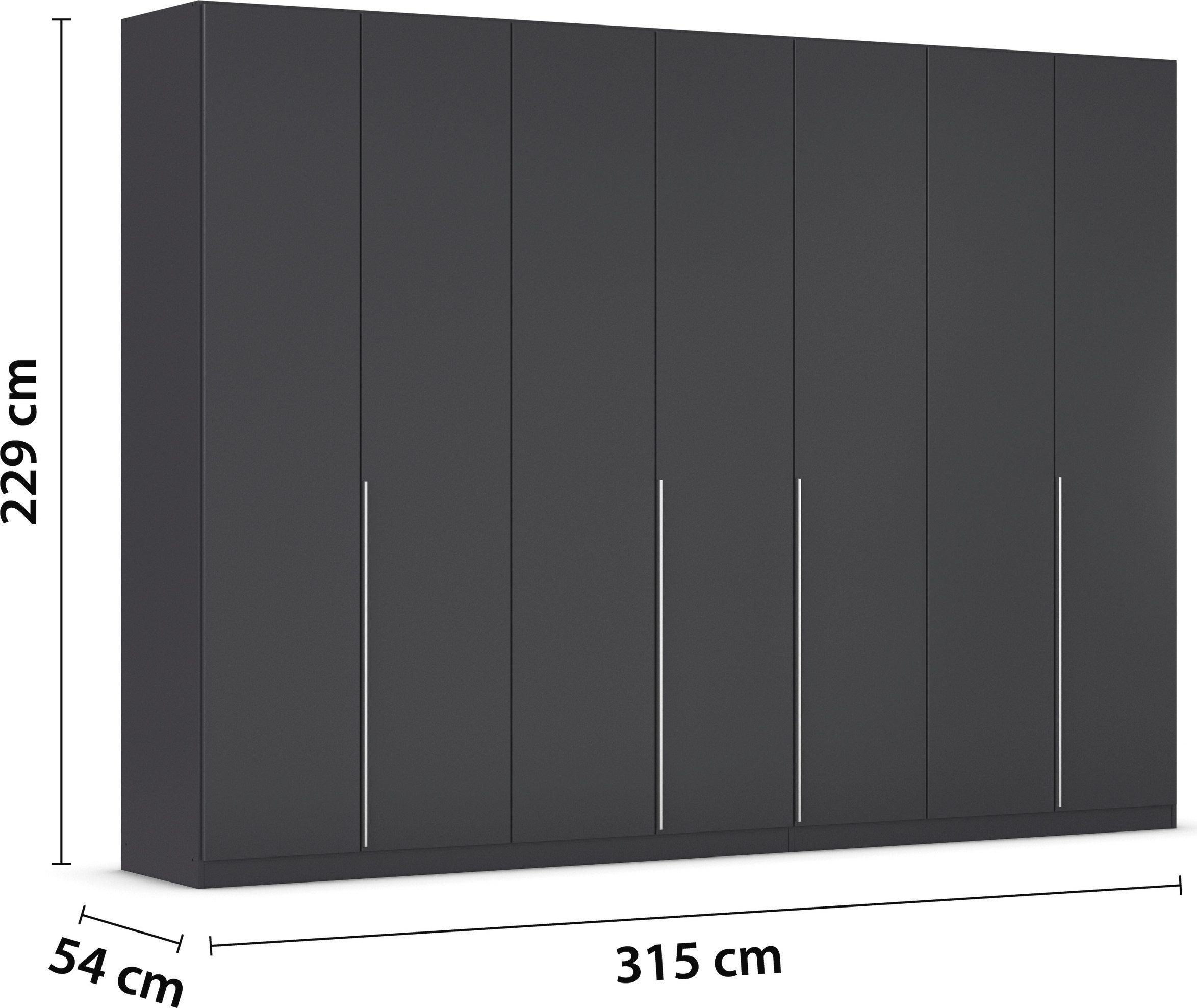 rauch Draaideurkast Kledingkast garderobe AGORDO TOPSELLER slaapkamer doordachte binnenuitrusting, in 6 breedtes en 2 hoogtes made in germany