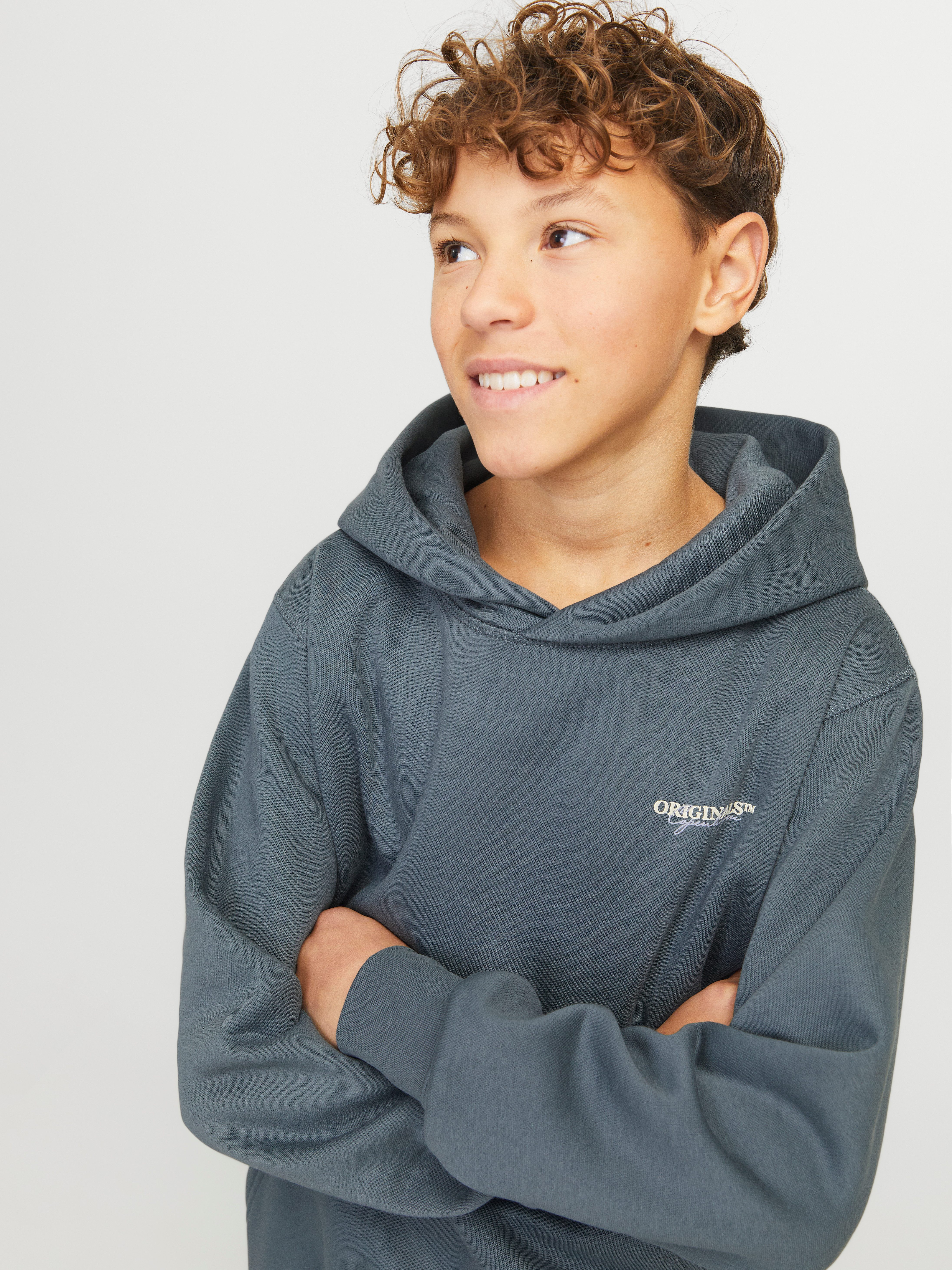 Jack & Jones Junior Hoodie JORISLINGTON BACK SWEAT HOOD SN JNR