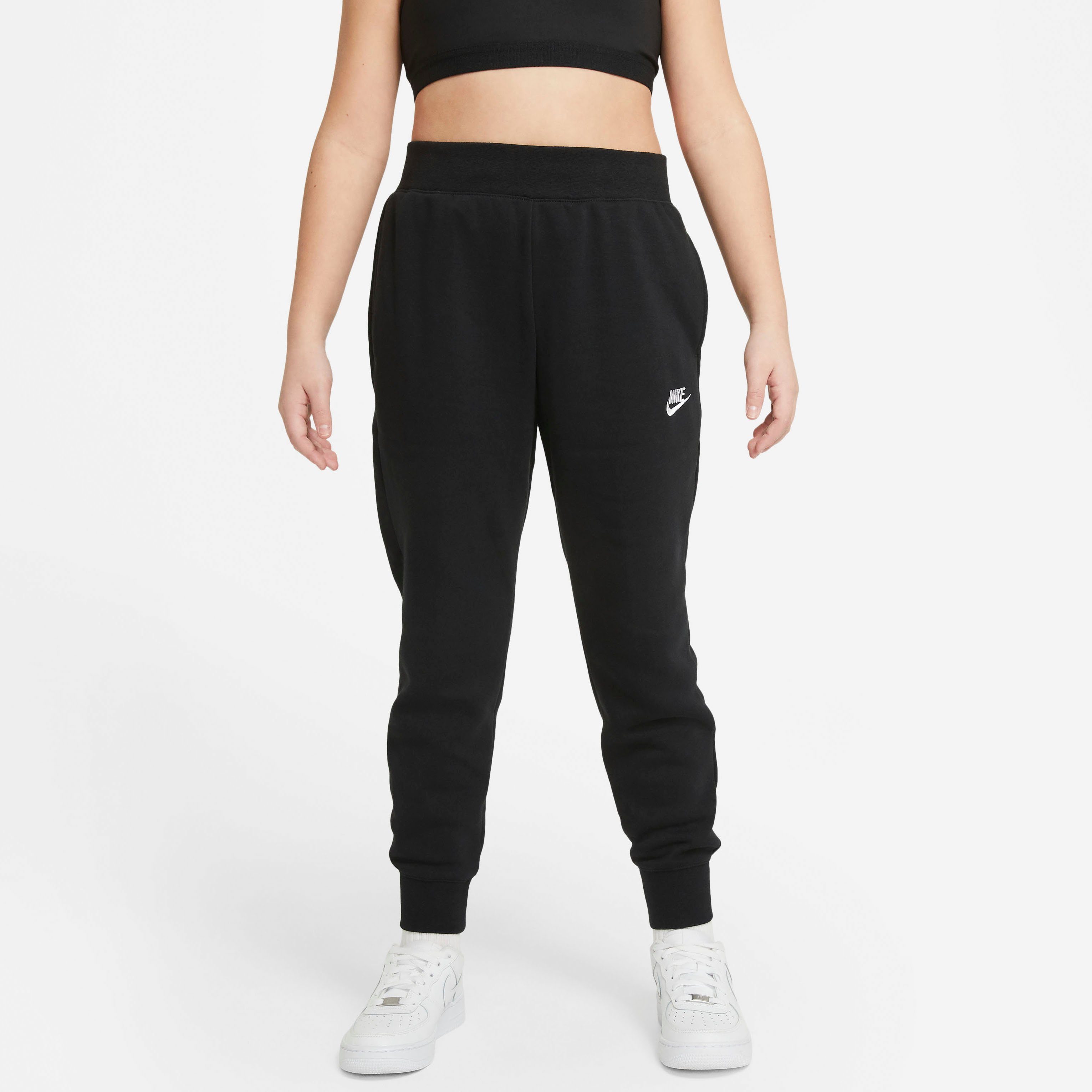 Nike Sportswear Joggingbroek Club Fleece Big Kids' (Girls') Pants Joggingbroek voor kinderen van zacht french terry materiaal