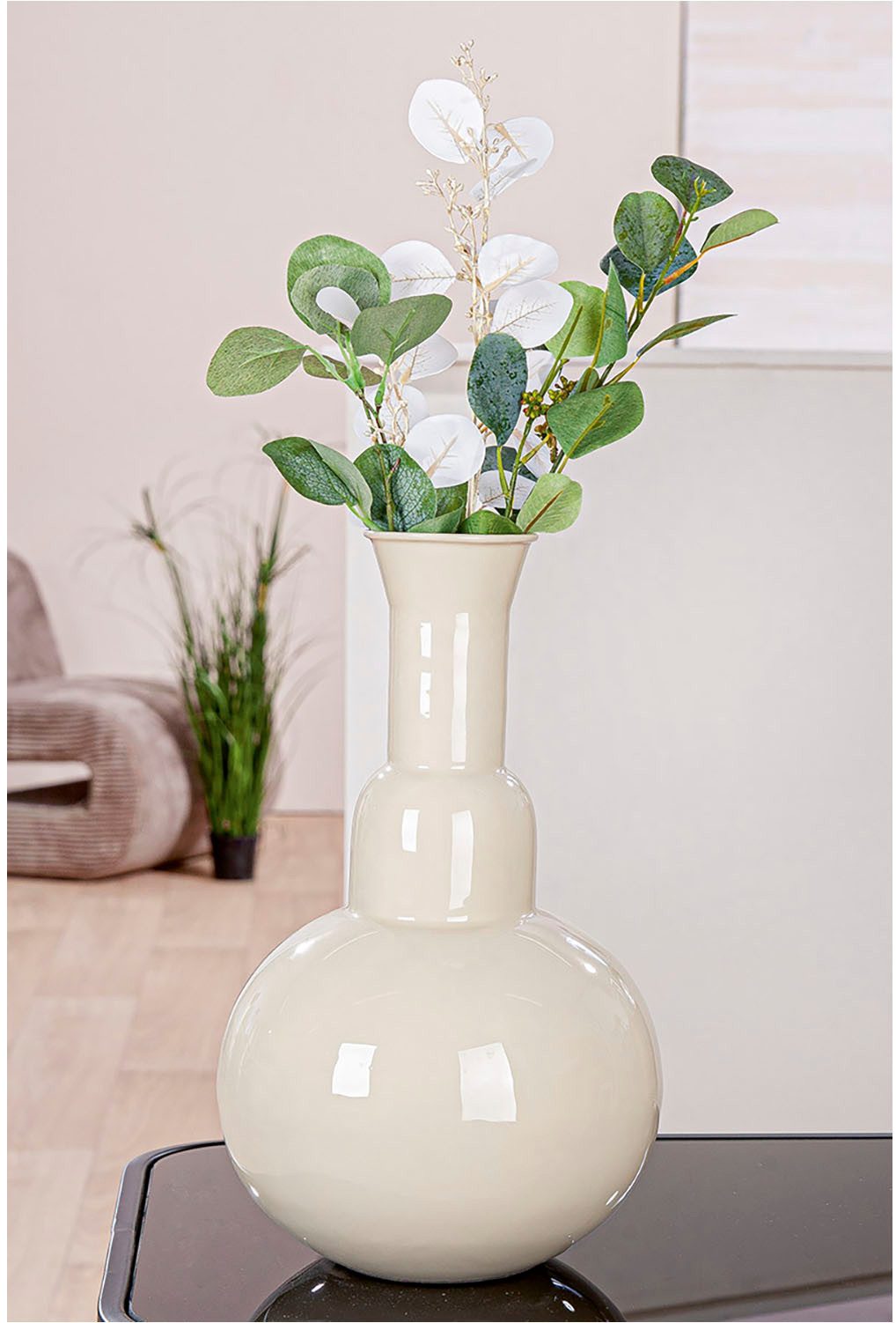GILDE Tafelvaas Vaas Filu, crème H.36 cm (1 stuk)