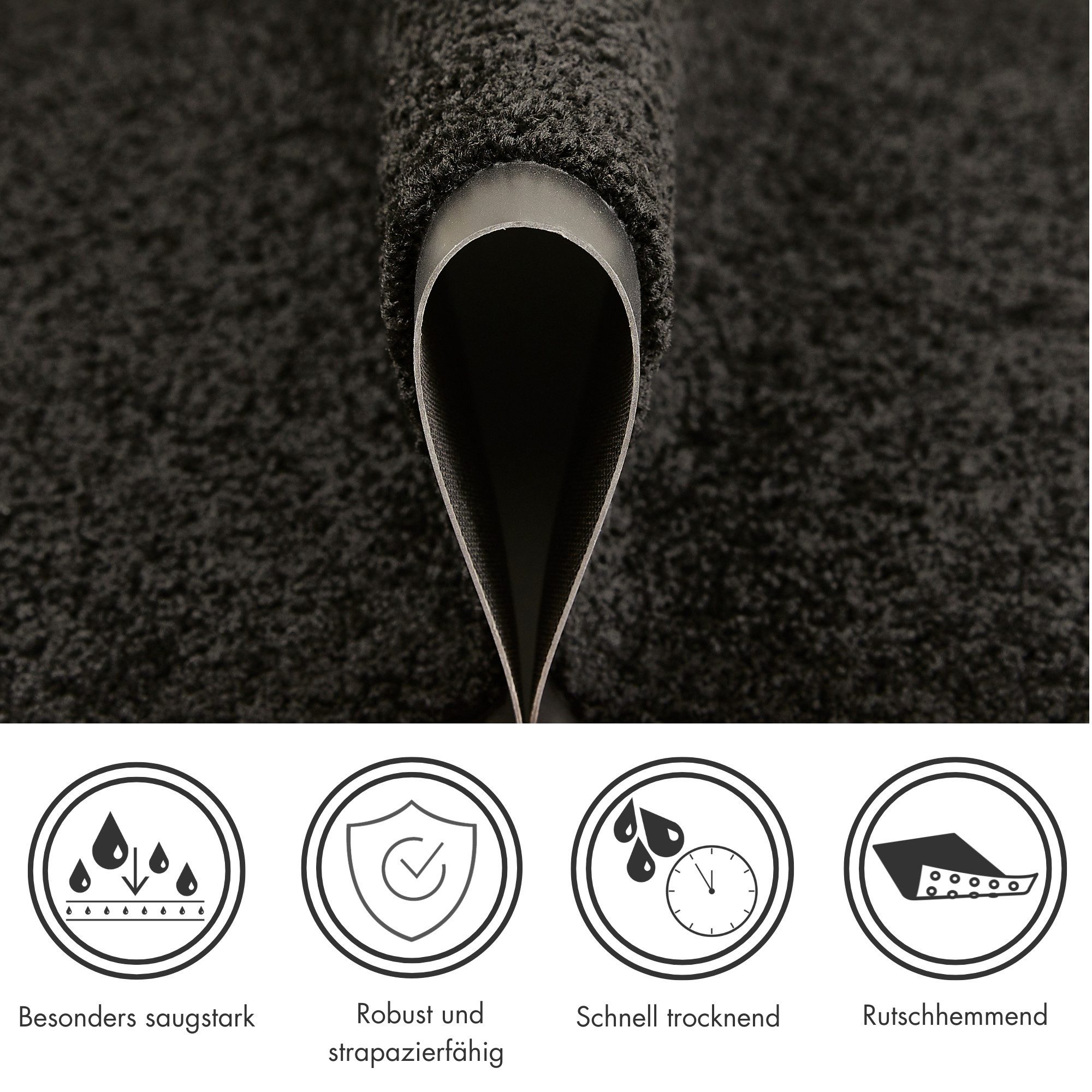 Andiamo Mat Verdi, Made in Netherlands Vuilvangmat, entreemat, antislip, duurzaam