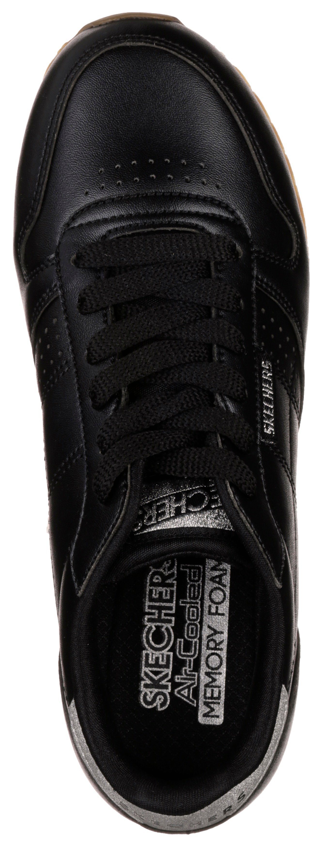 Skechers Sneakers OG 85 - OLD SCHOOL COOL vegan Vrijetijdsschoen, lage schoen, veterschoen met glitter
