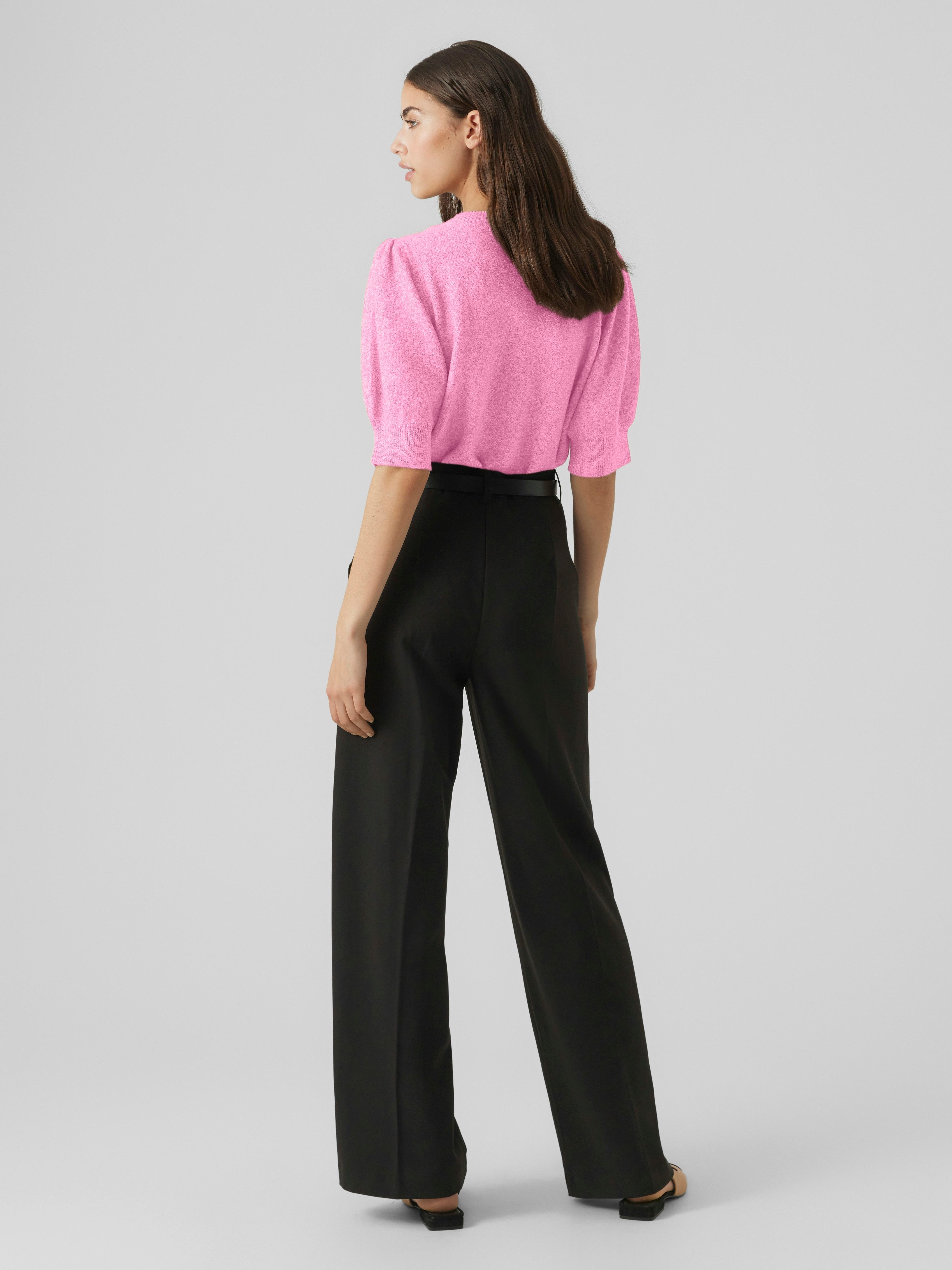 Vero Moda Trui met korte mouwen VMDOFFY 2/4 O-NECK PULLOVER GA NOOS