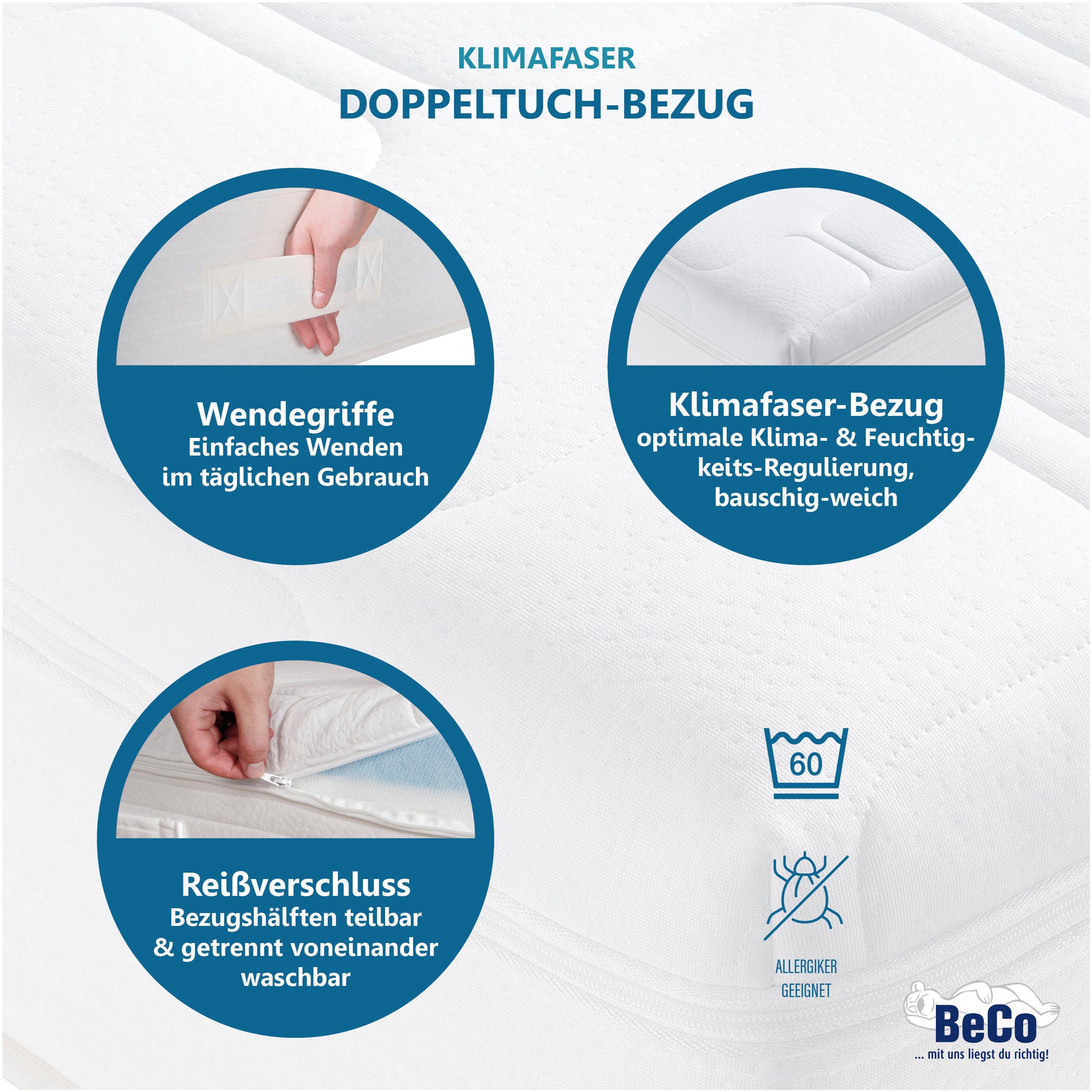 Beco Pocketveringsmatras Royal Comfort gel hoogte 26 cm