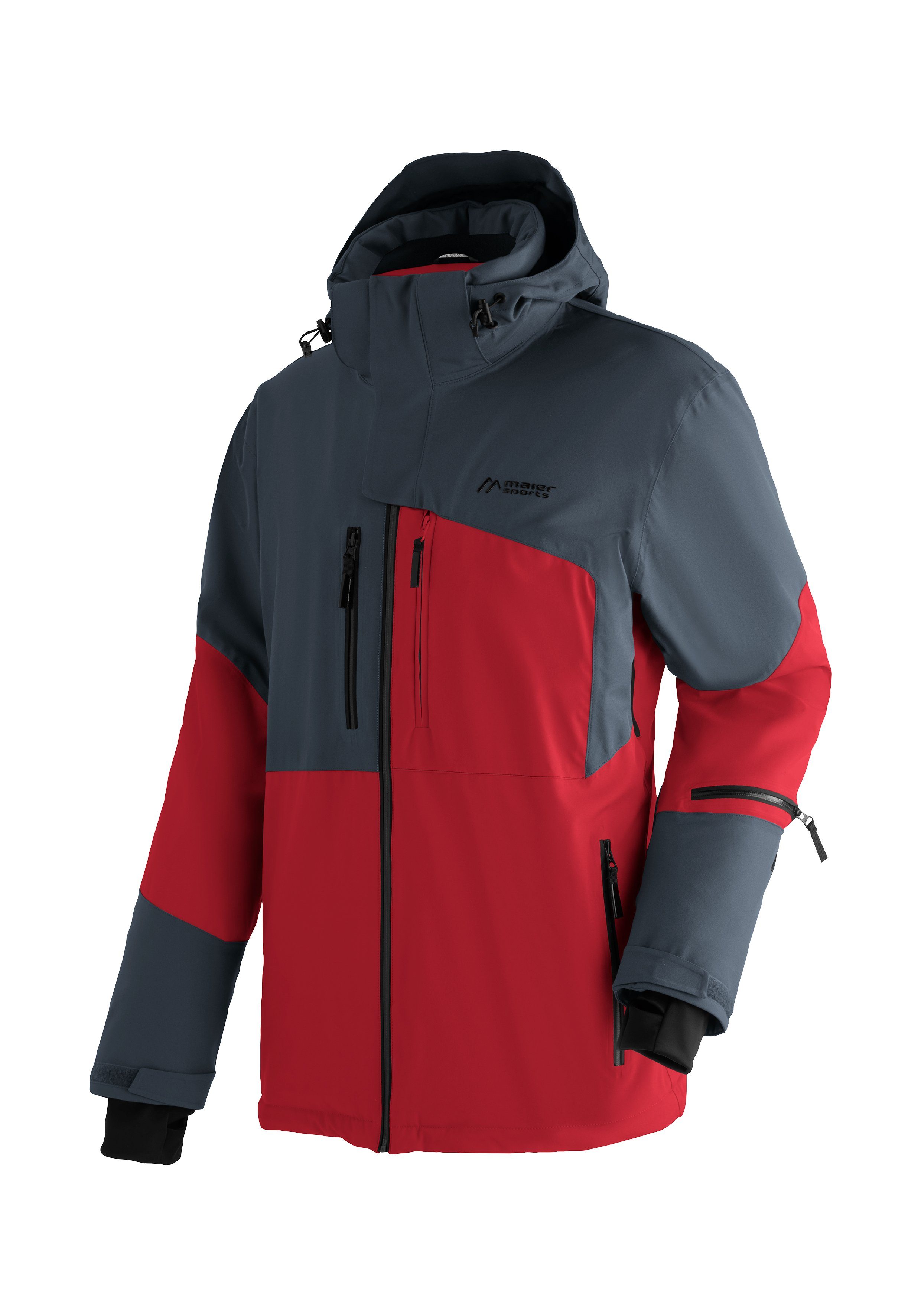 Maier Sports Ski-jack Pradollano ademende heren ski-jack waterdichte en winddichte winterjack