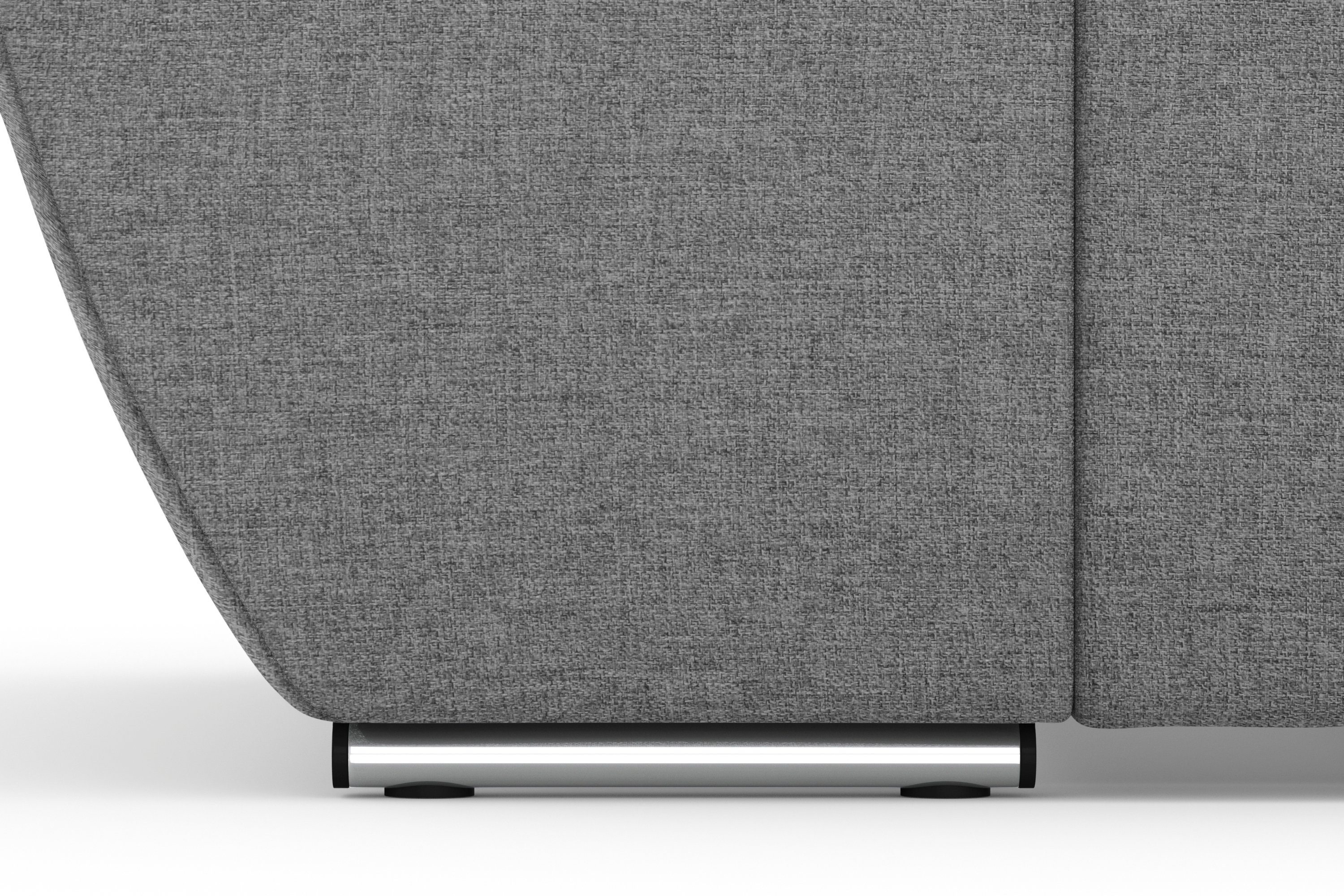 DOMO collection 3-zitsbank Splash, moderne stiksels in de zitting en rug, comfortabel,