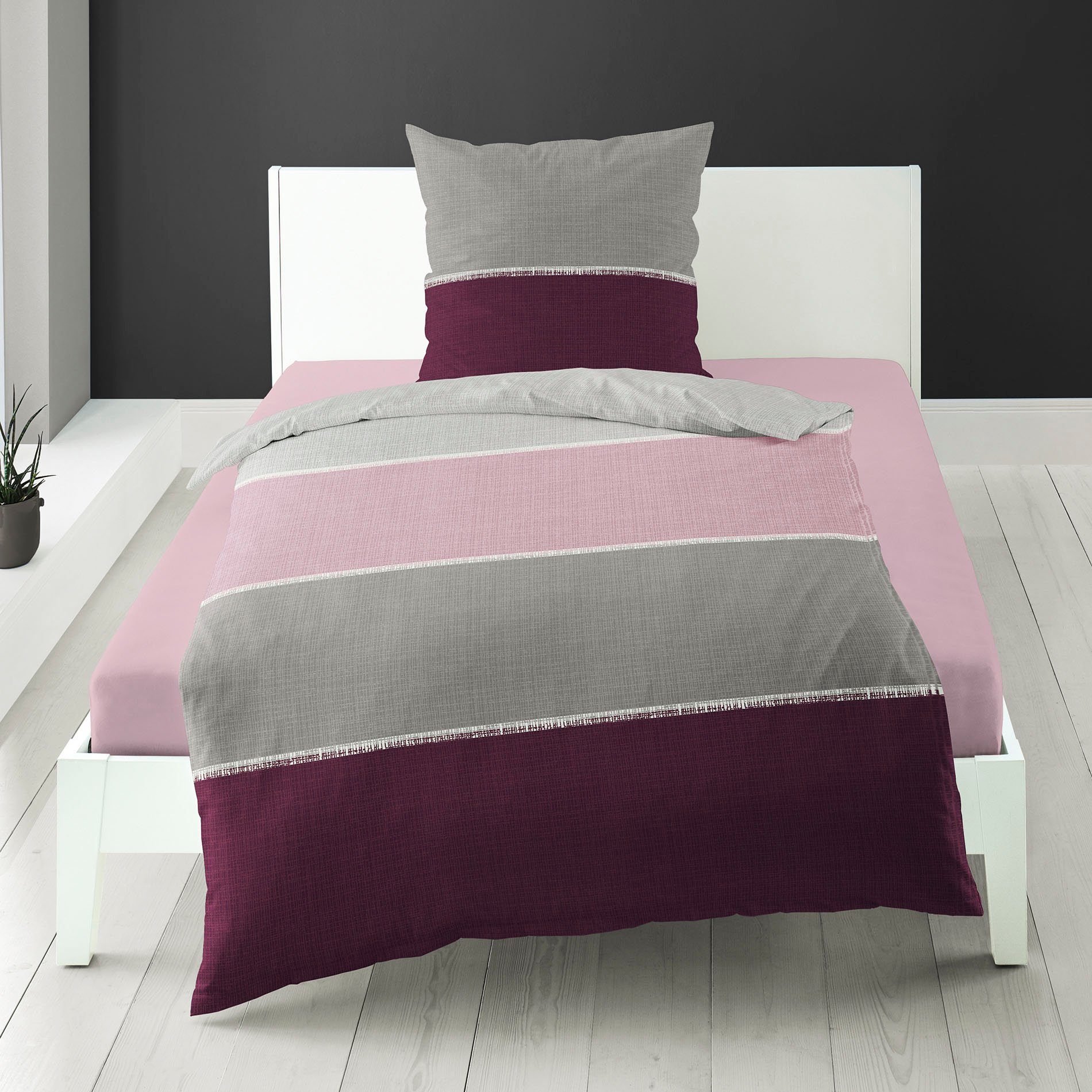 BIERBAUM Overtrekset Big Stripes (2-delig)