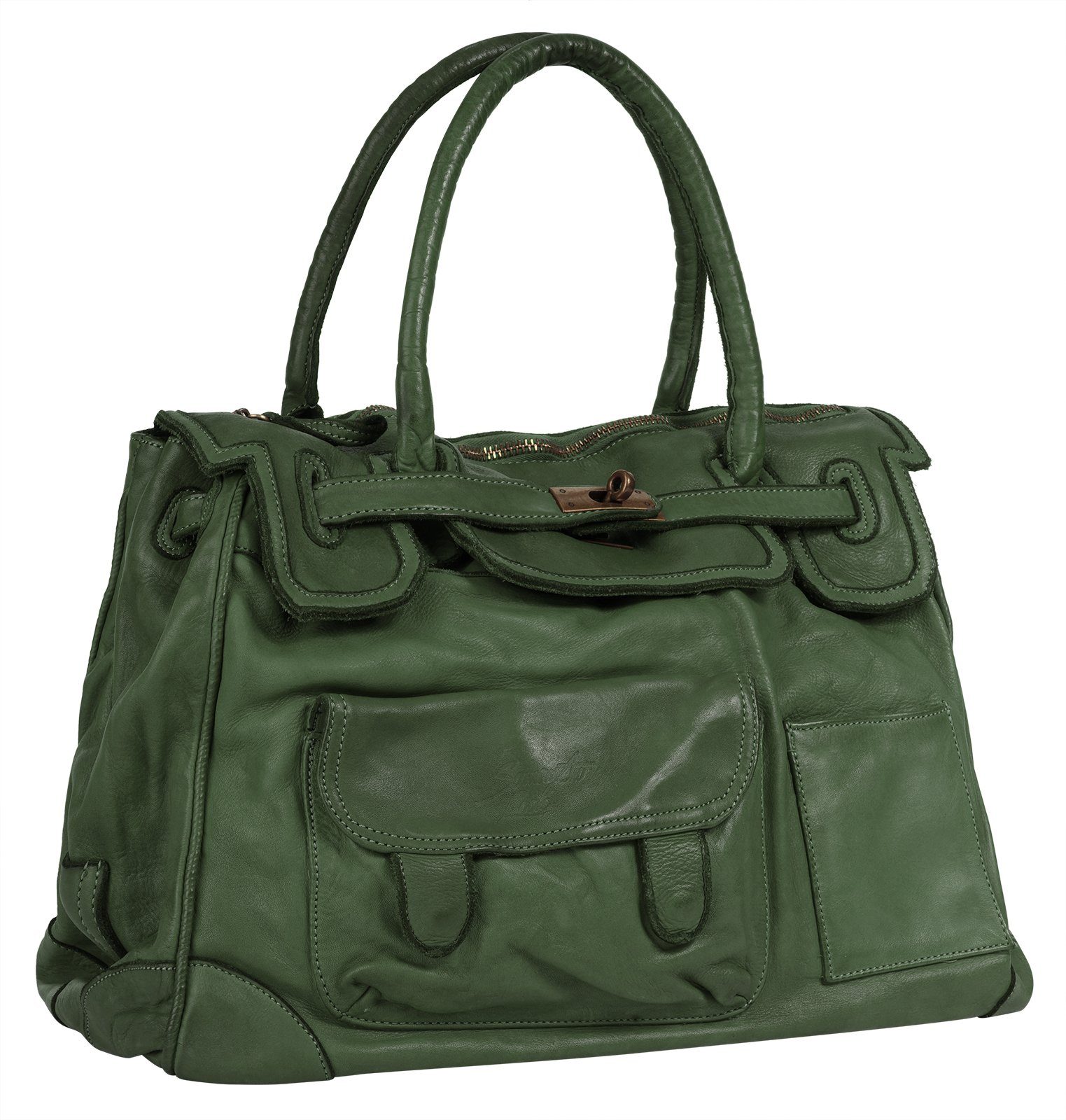 Samantha Look Shopper echt leer, made in italy