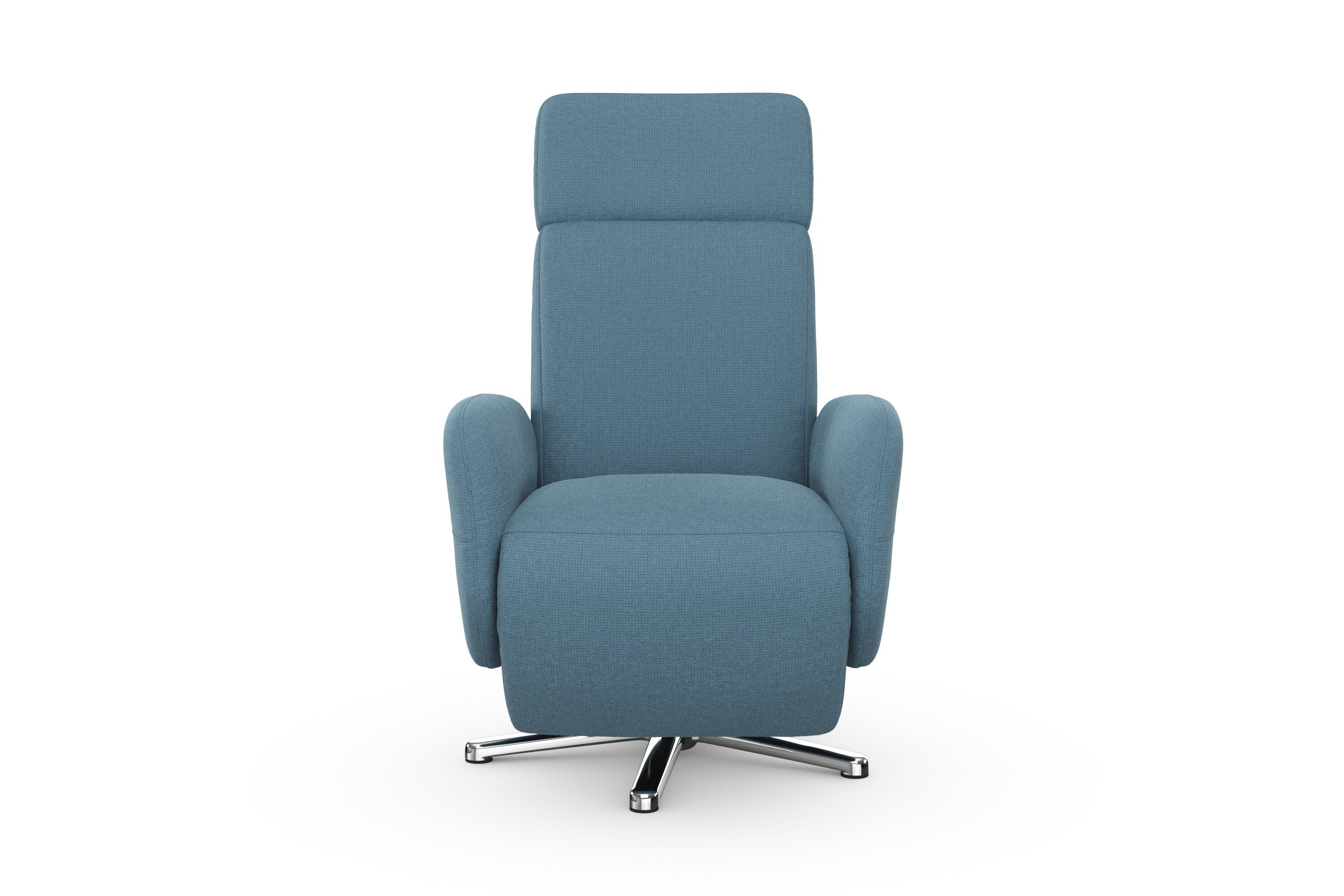 sit&more Relaxfauteuil Grenoble, incl. hoofdsteunverstelling en bekabelde afstandsbediening